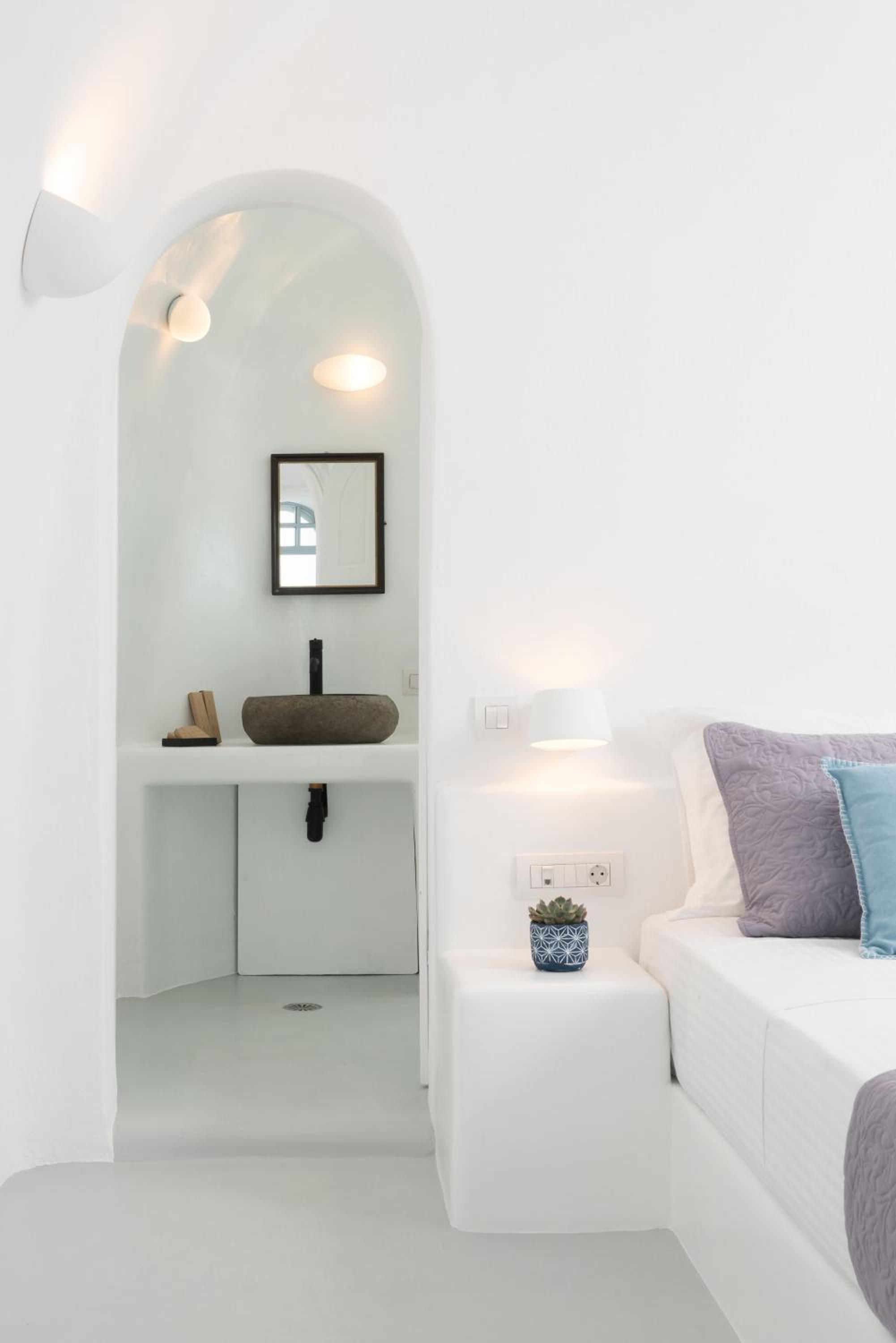 Suite with Terrace and Blue Domes View