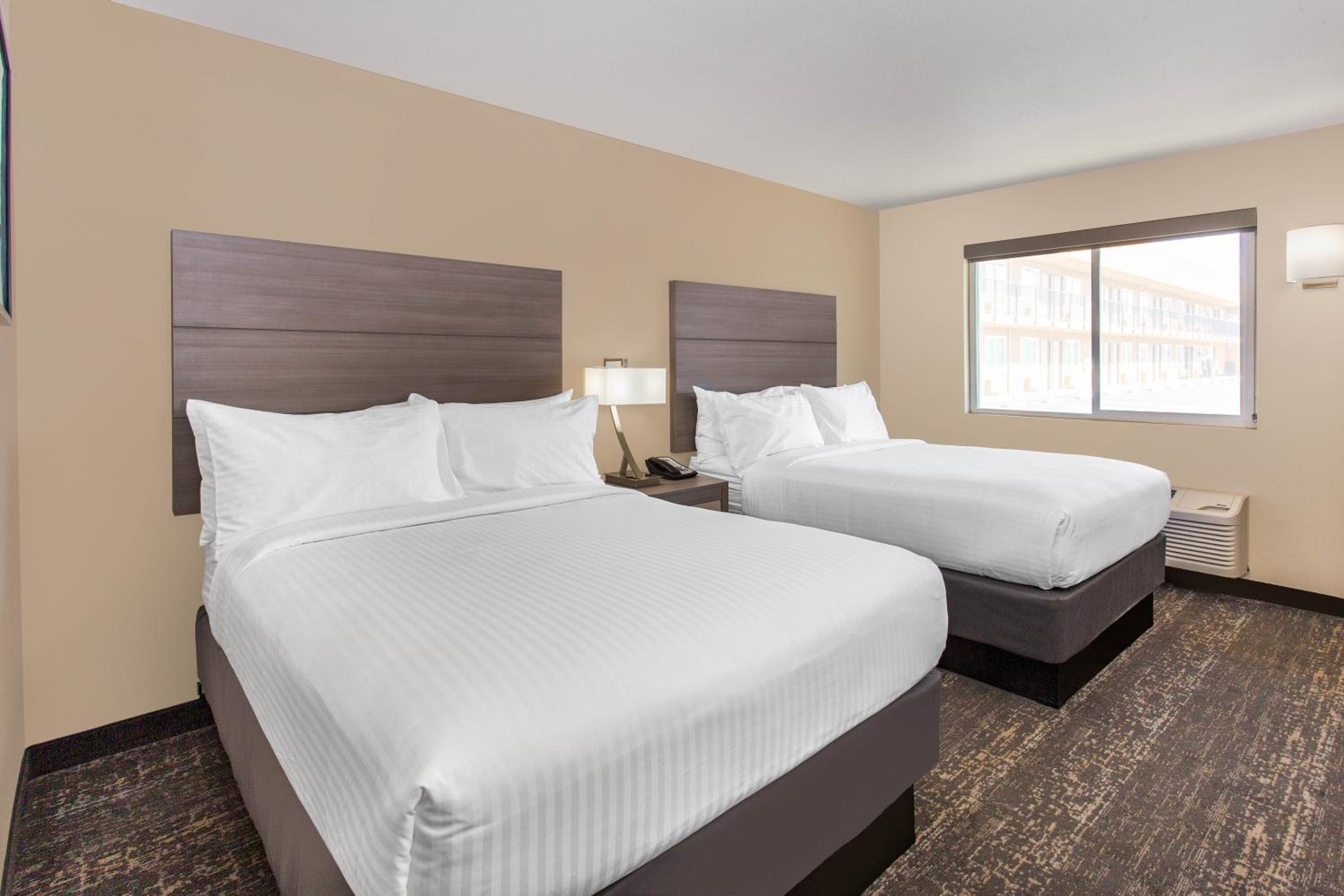 Double Room with Two Double Beds and Mobility/Hearing Impaired Access - Non-Smoking