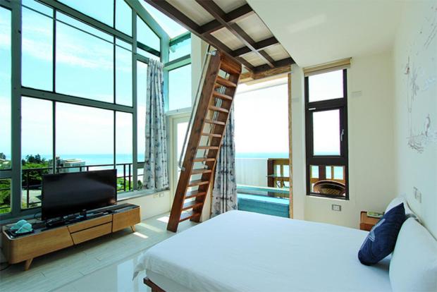 Quadruple Room with Sea View