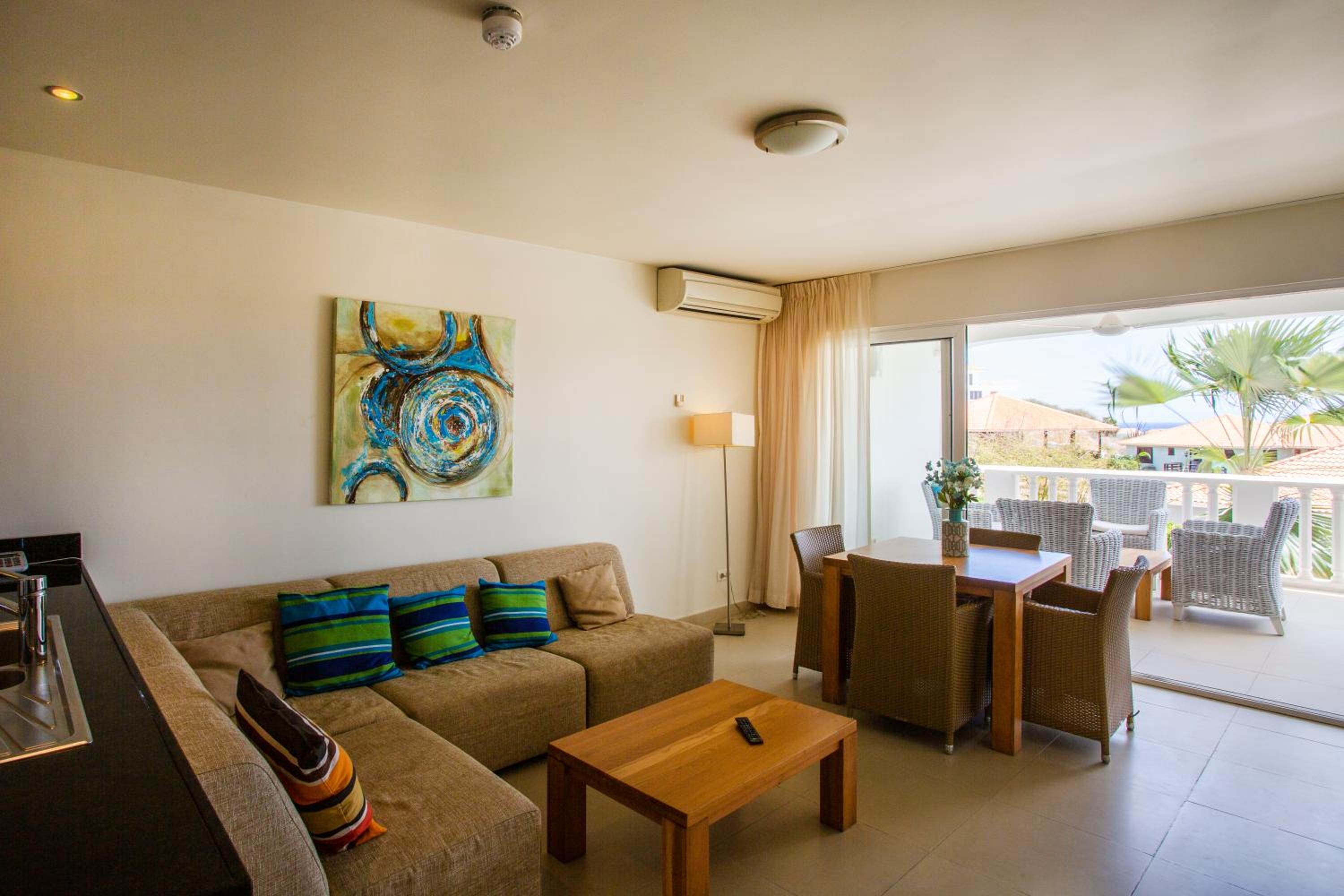 One-Bedroom Apartment with Balcony and Sea View