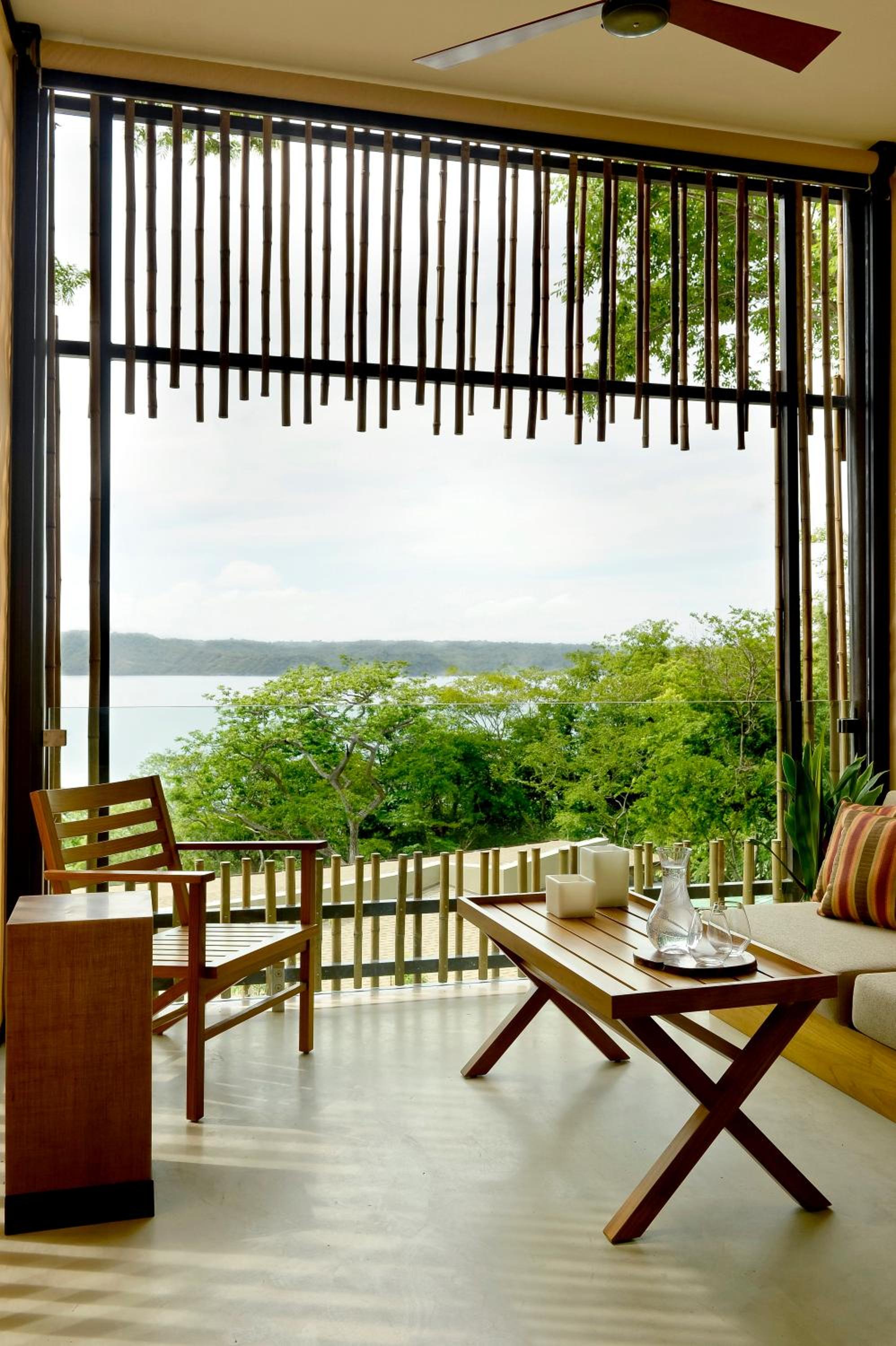 Double Room with Two Double Beds and Partial Bay View