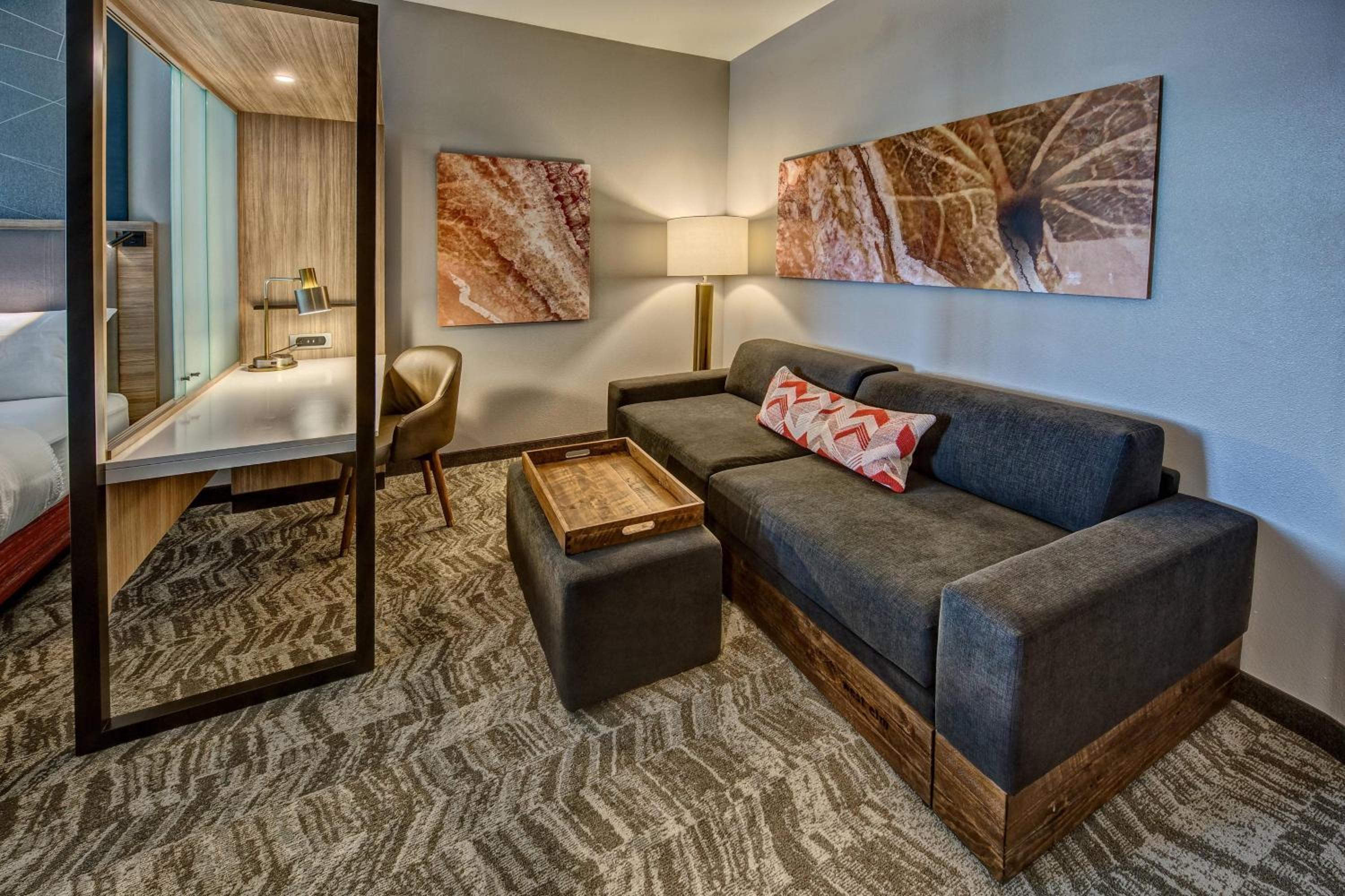 King Suite with Trundle Sofa - Hearing Accessible