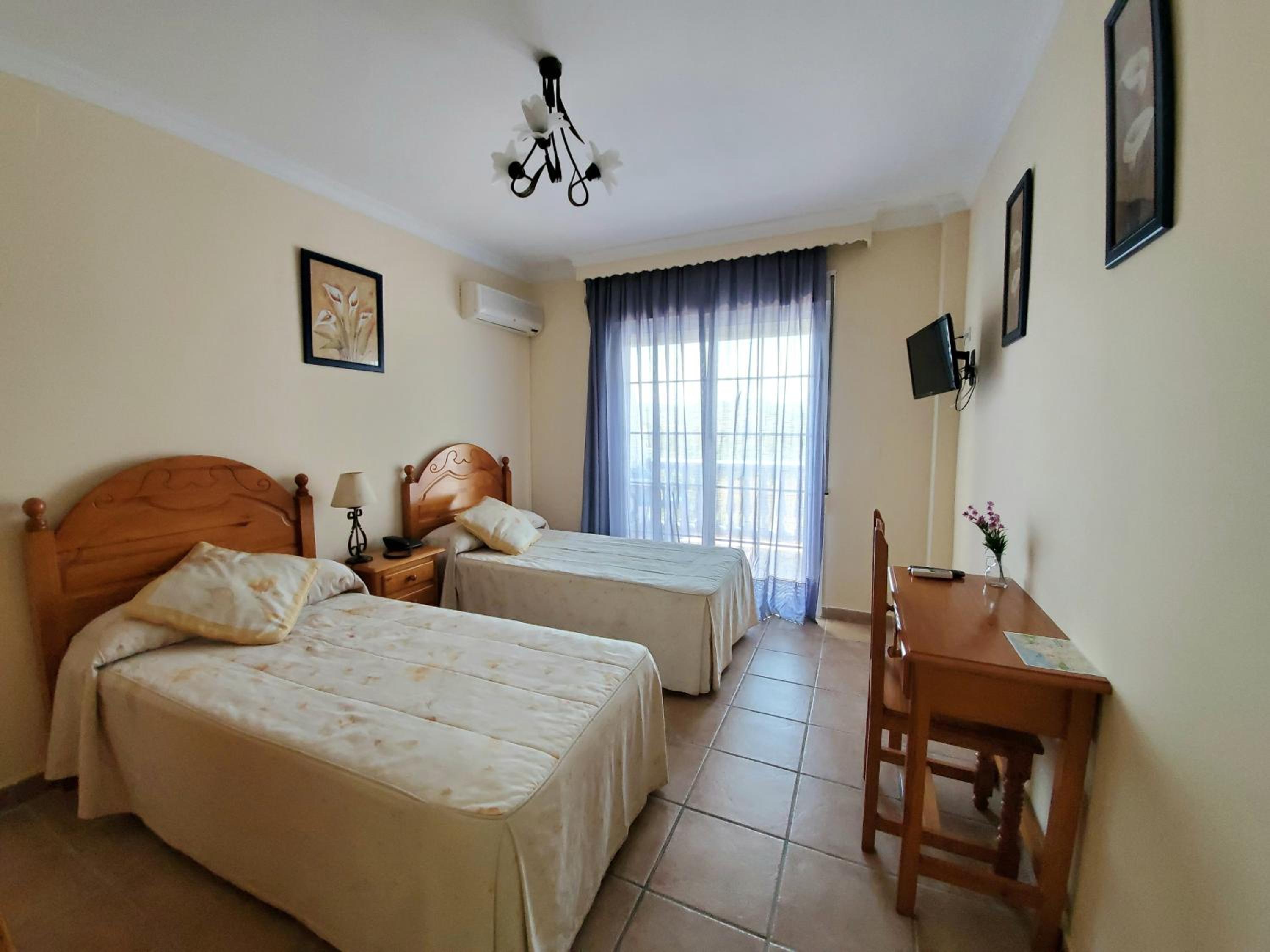 Habitación individual con vista a la montaña