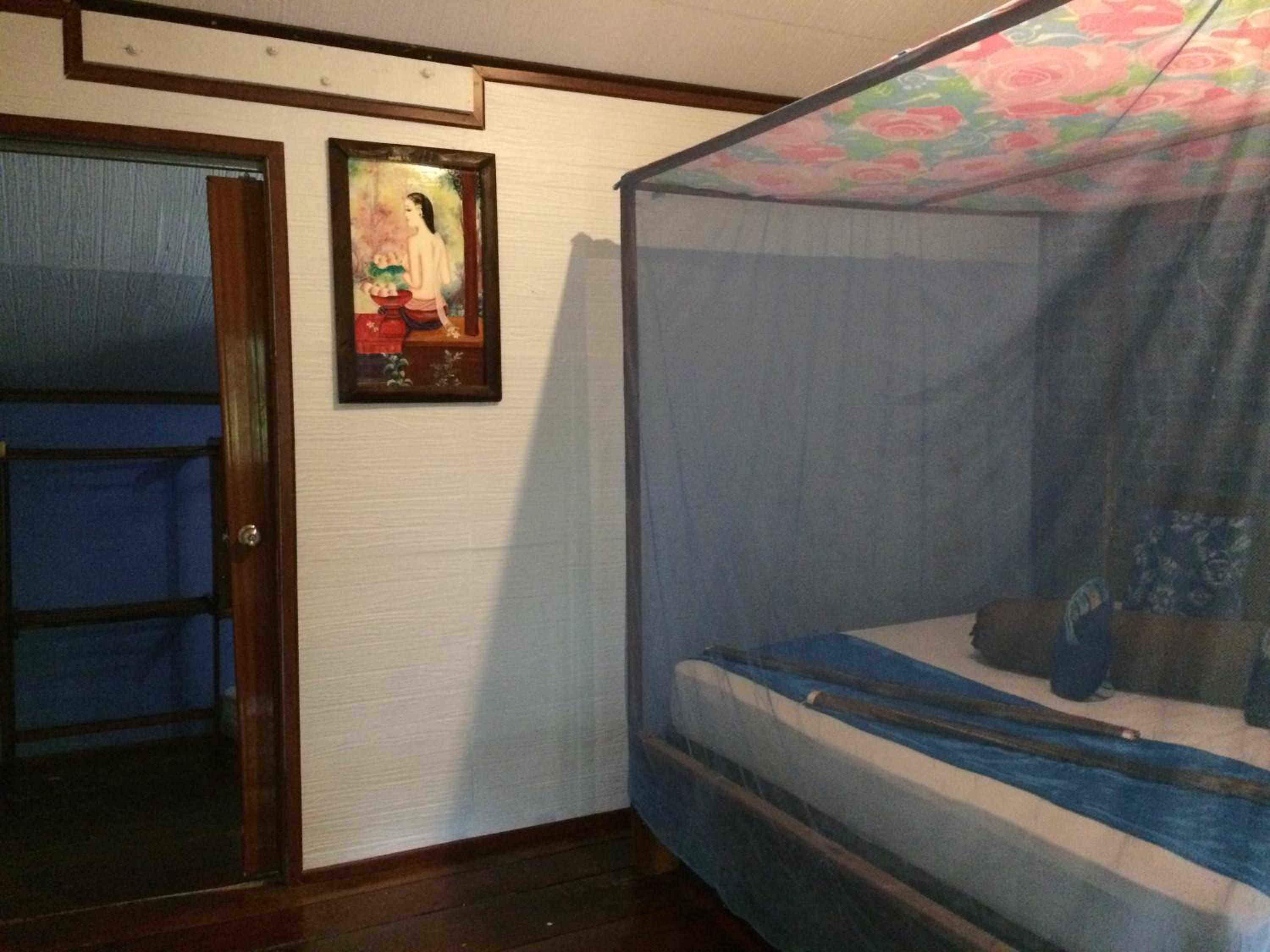 家庭竹子小屋海景 - 风扇