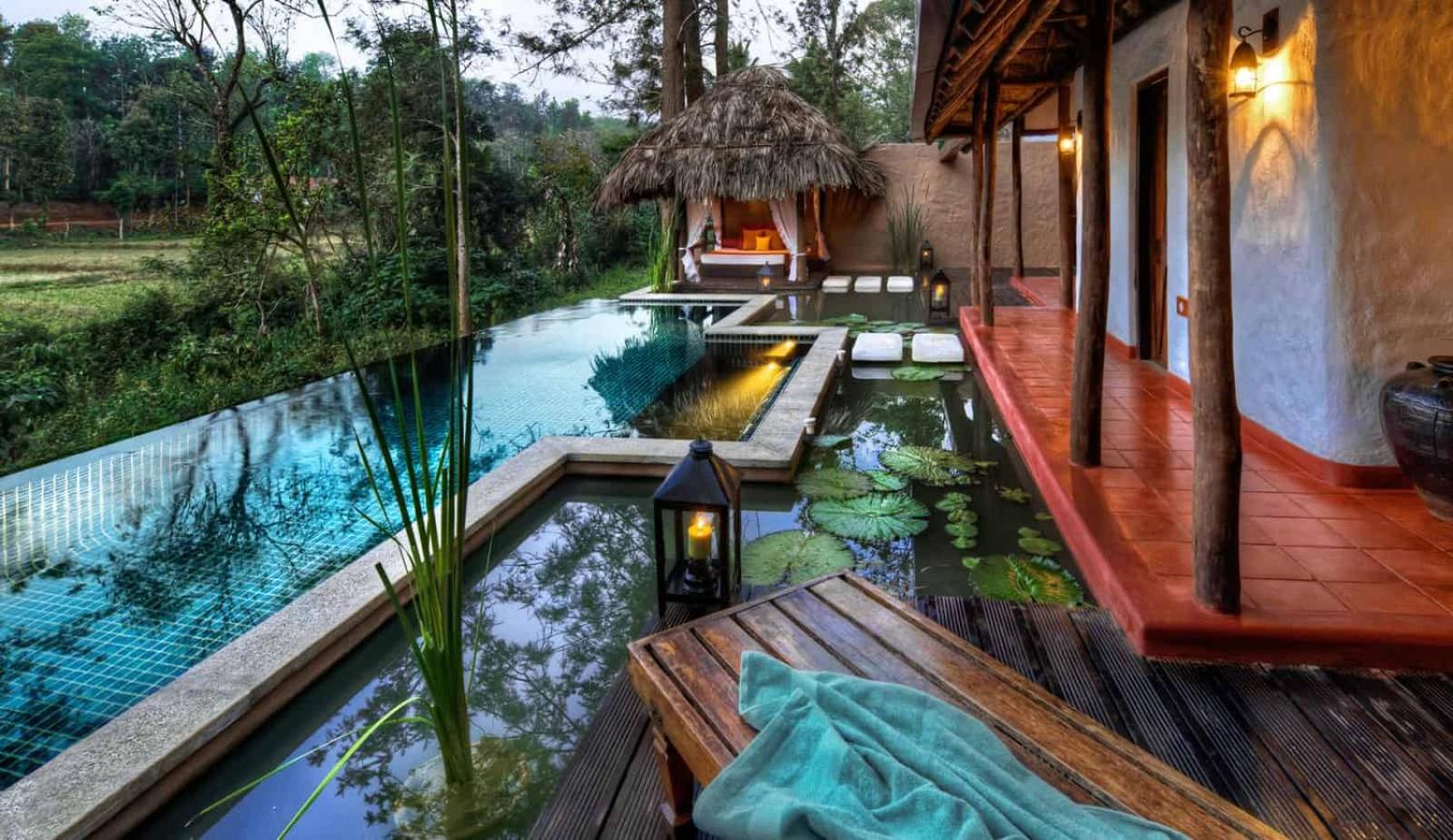 Lily Pool Villa – Resort Credit Included: ₹15K (3N+) / ₹5K (2N) – Valid till 30 Sept Lily Pool Villa – Resort Credit Included: ₹15K (3N+) / ₹5K (2N) – Valid till 30 Sept