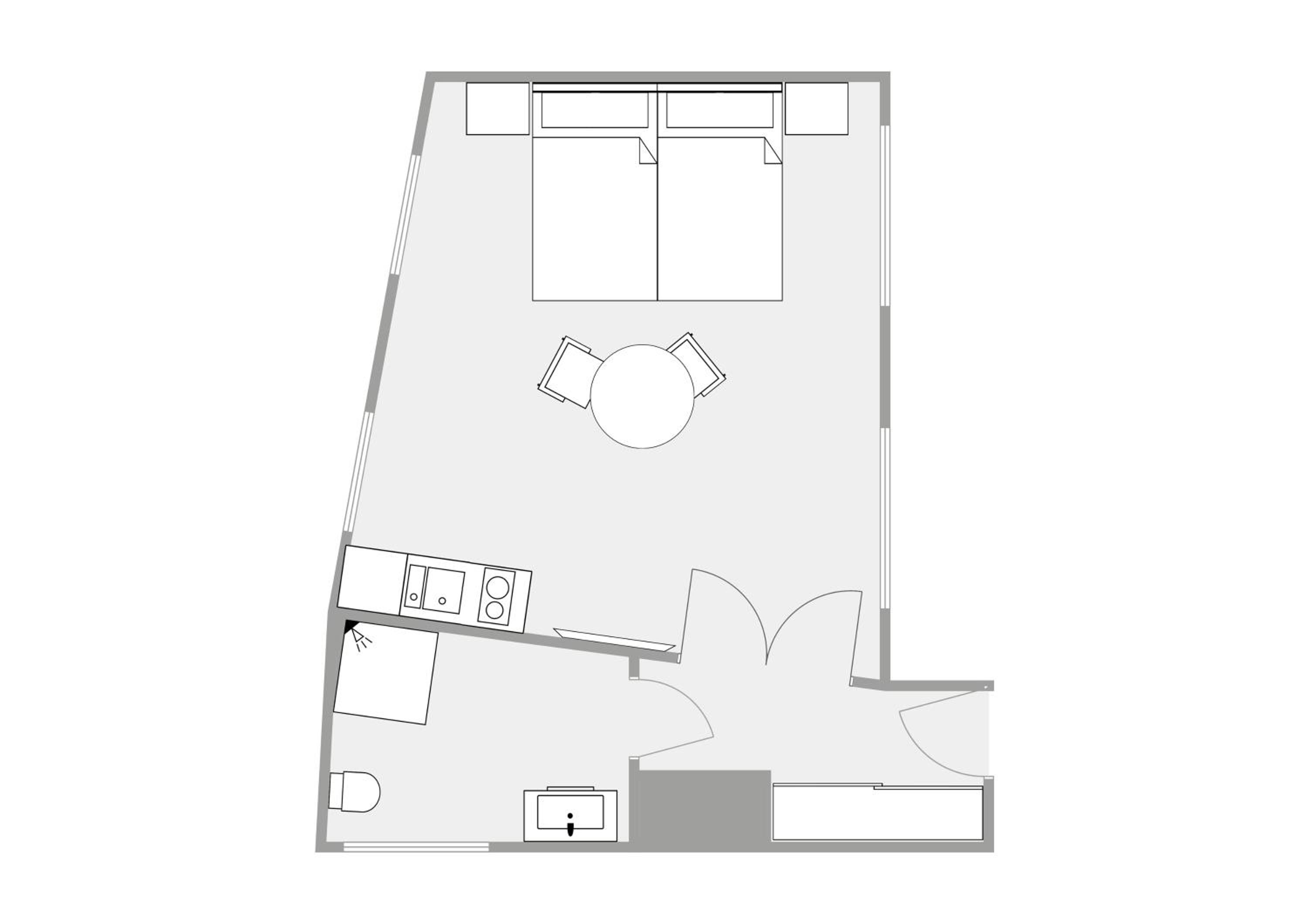Classic Twin Apartment - Photo 9