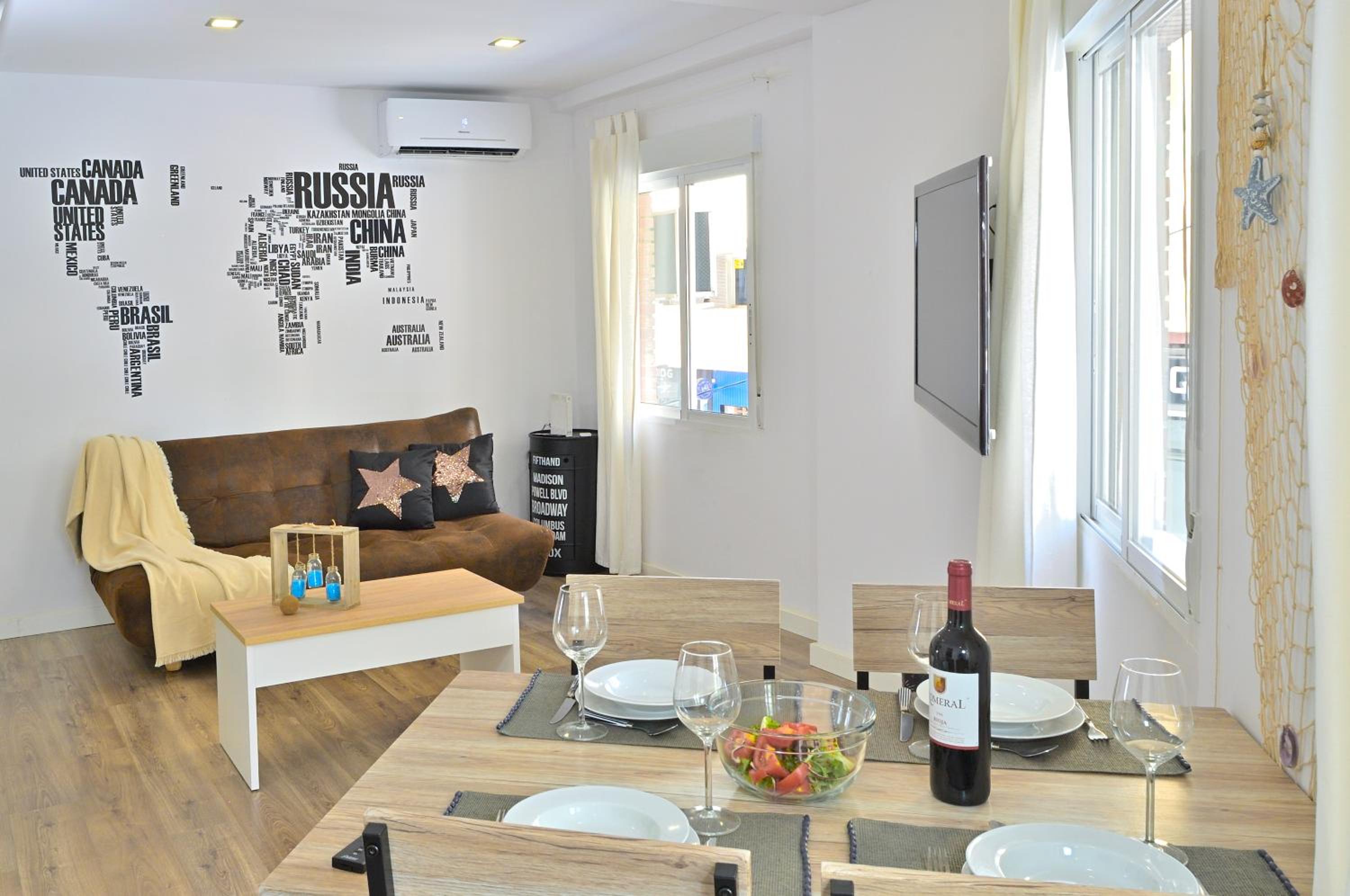 Apartamento de dos habitaciones