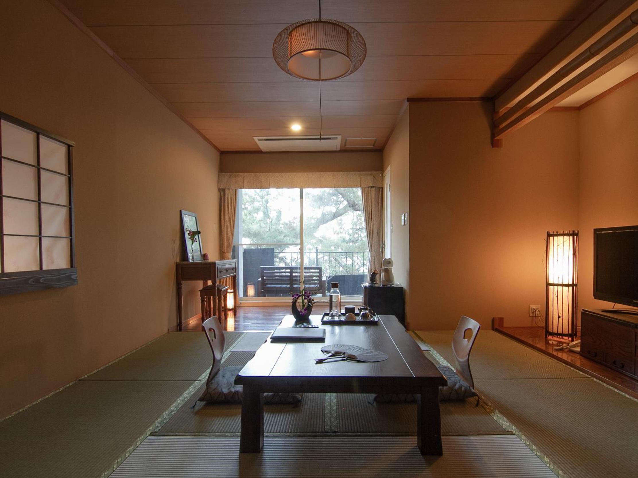 Japanese-Style Room with Ocean View and Semi Open-Air Bath