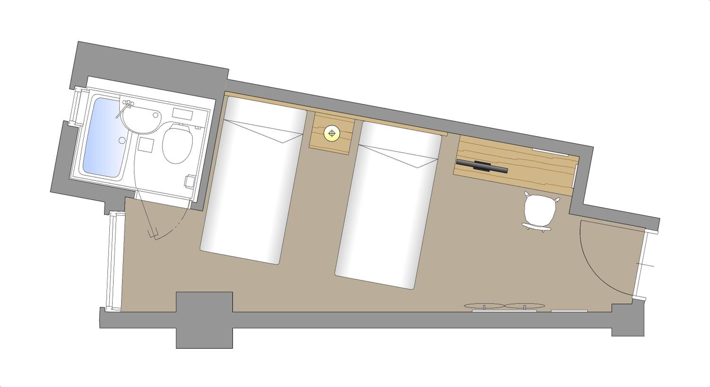 Standard Twin Room - Non-Smoking - Photo 2