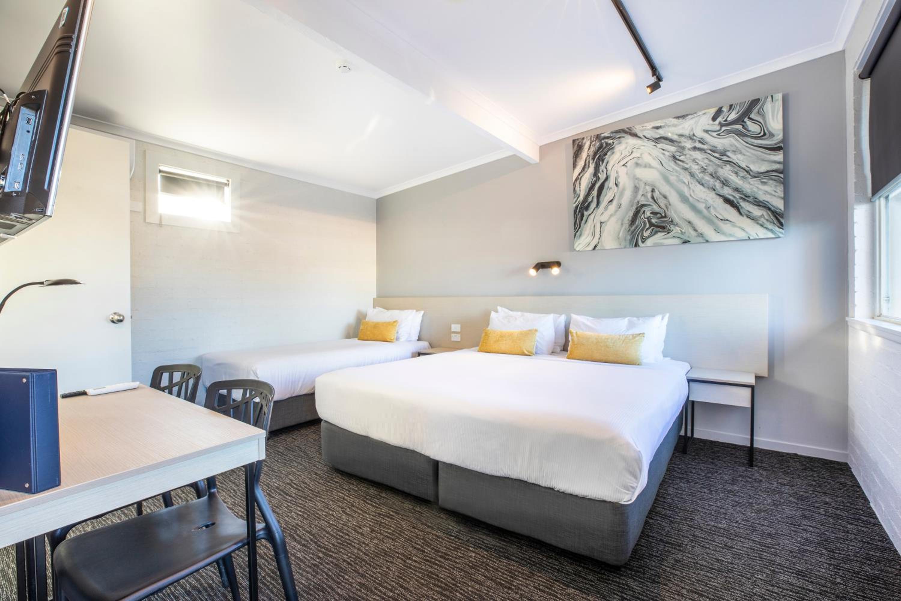 Double or Twin Studio with King and Single Bed