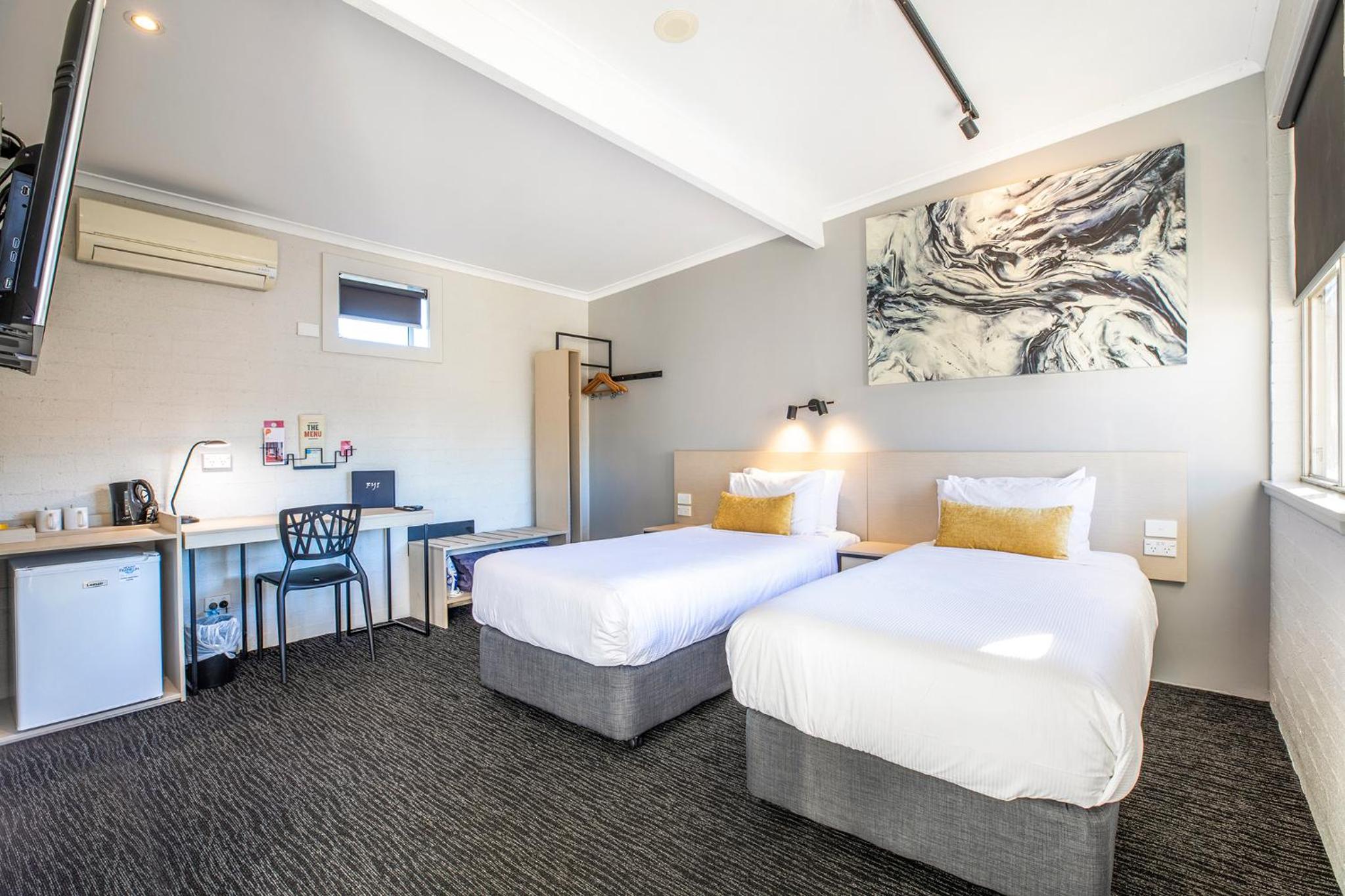 Twin Studio with Two Single Beds
