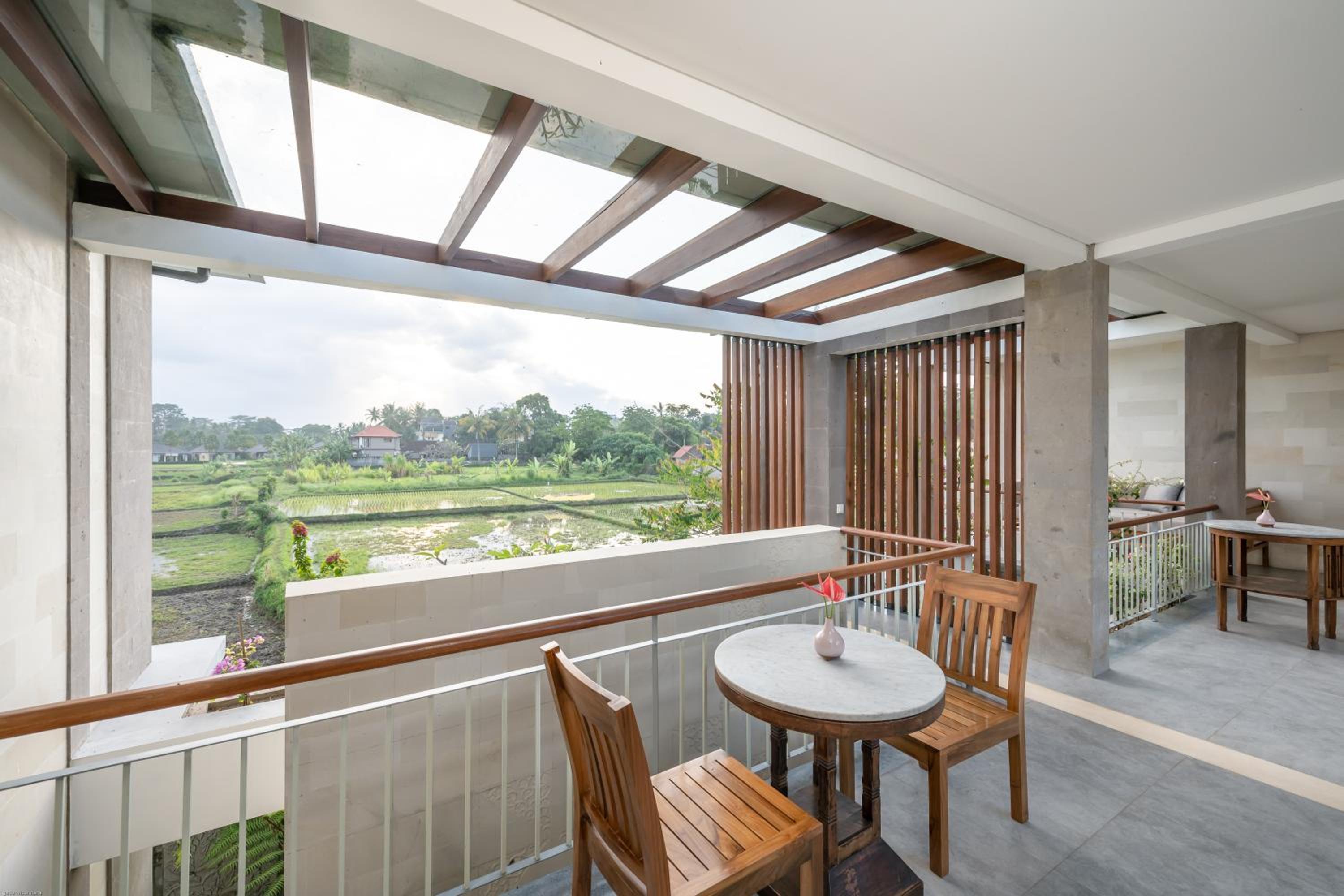 One Bedroom Balcony with Rice Field View - Photo 15