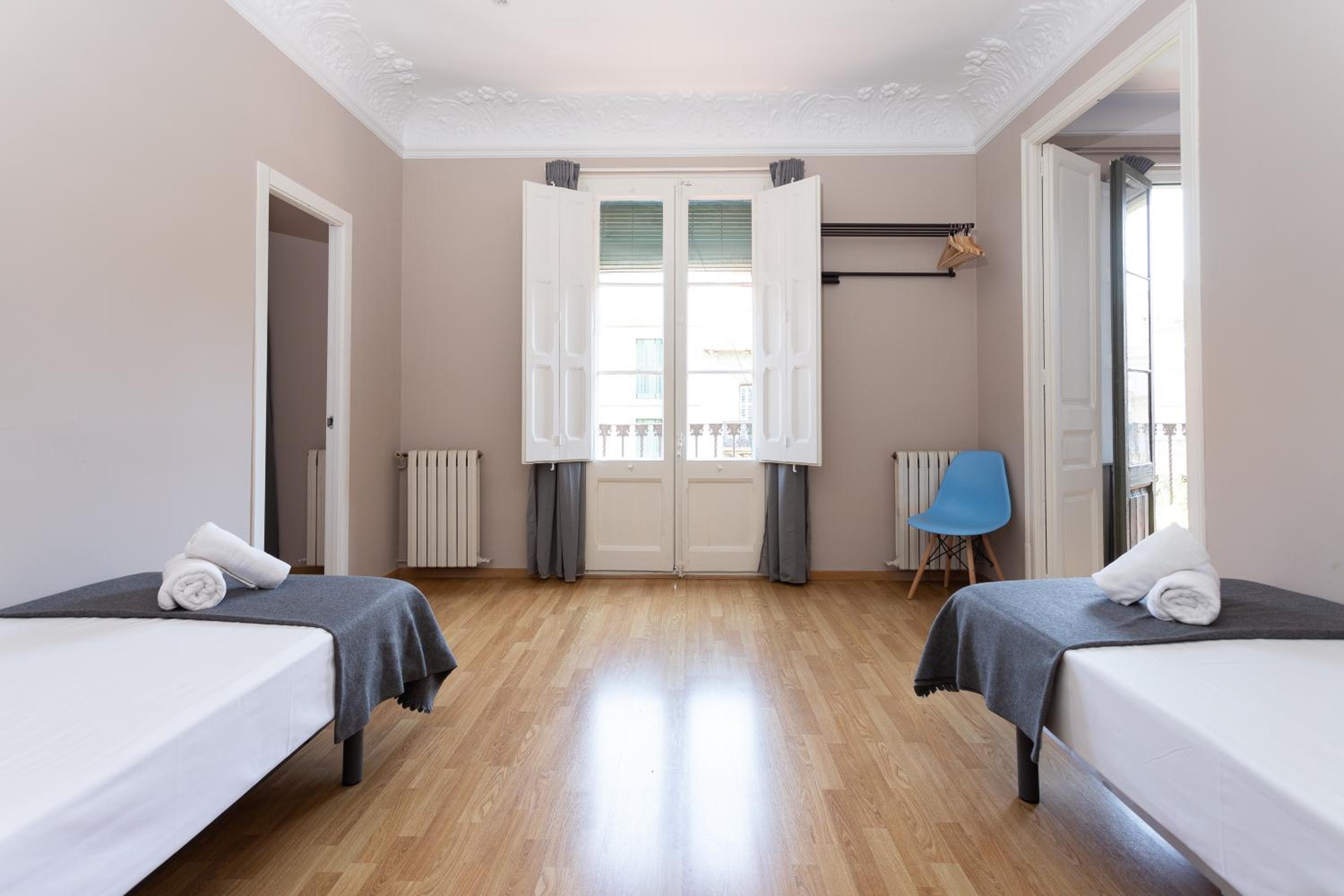 Apartamento con vista al jardín
