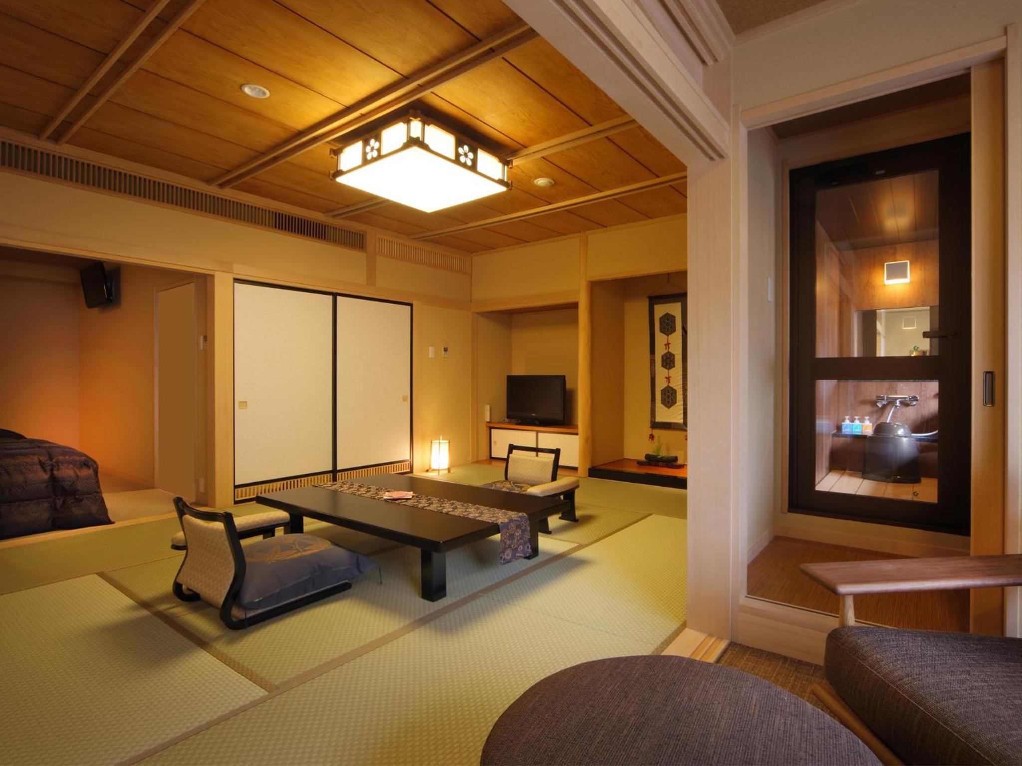 River view Superior Room with Tatami Area and Private Hot Spring Bath - Non-Smoking