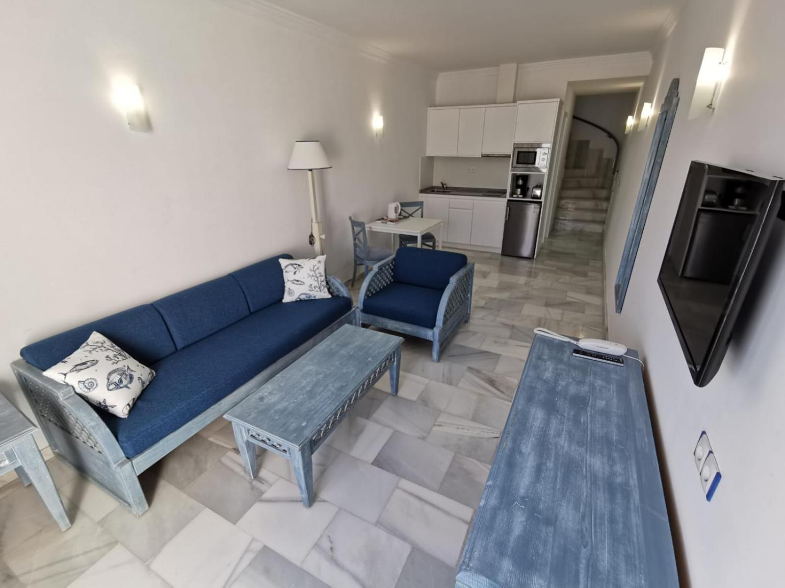 Apartamento con vista a la piscina
