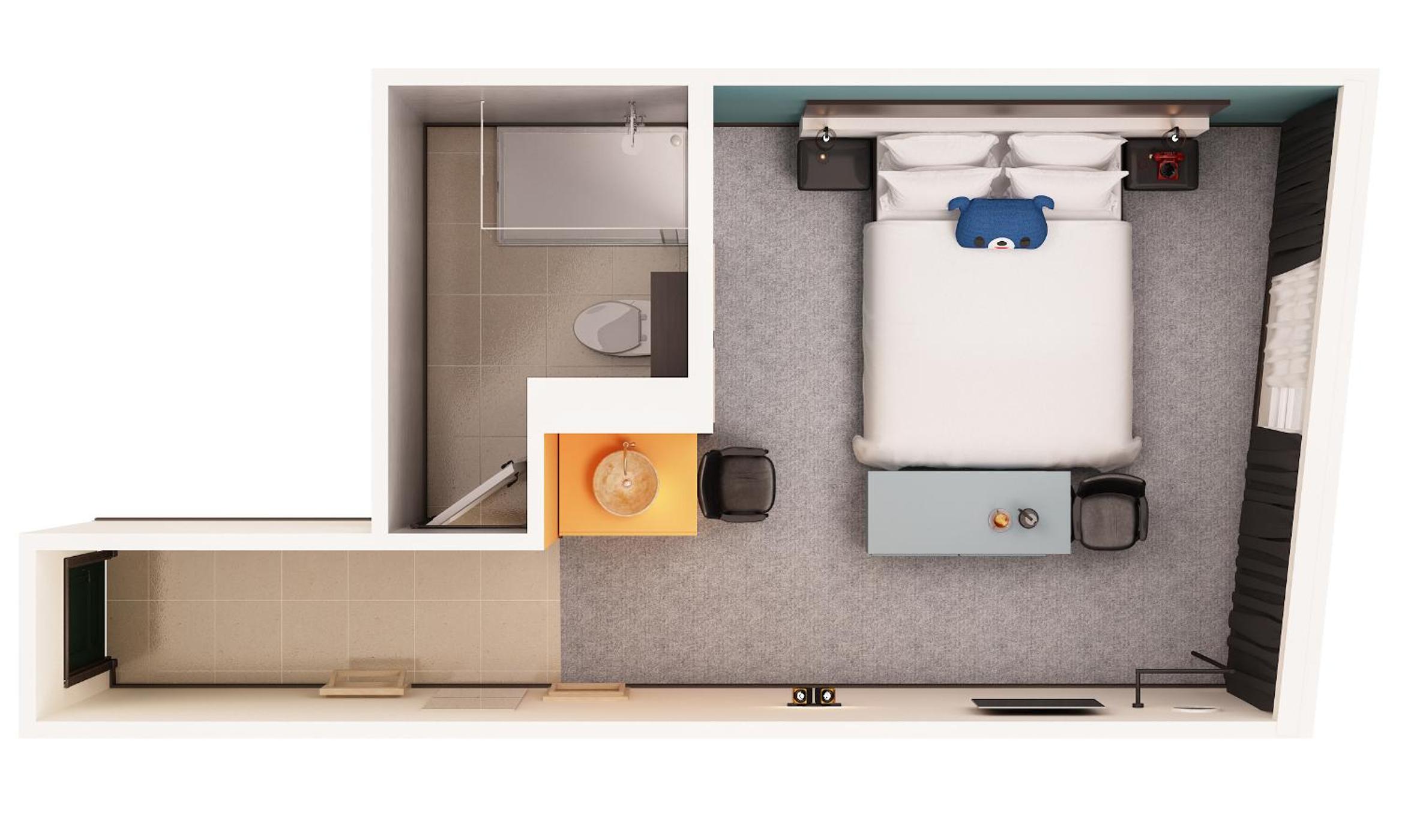 Comfort Room 1 Double Bed