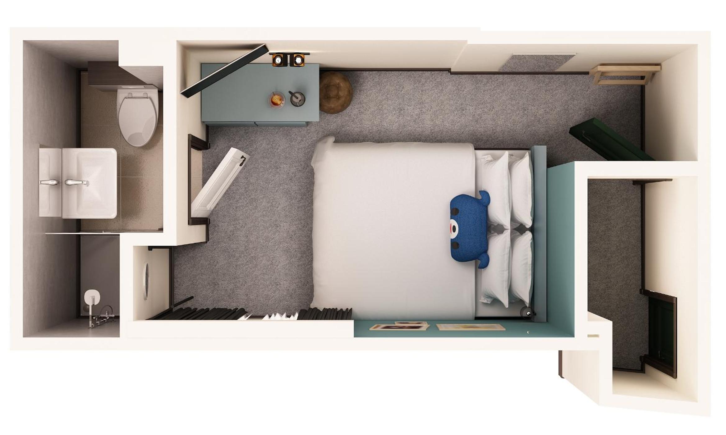 Small Room 1 Double Bed