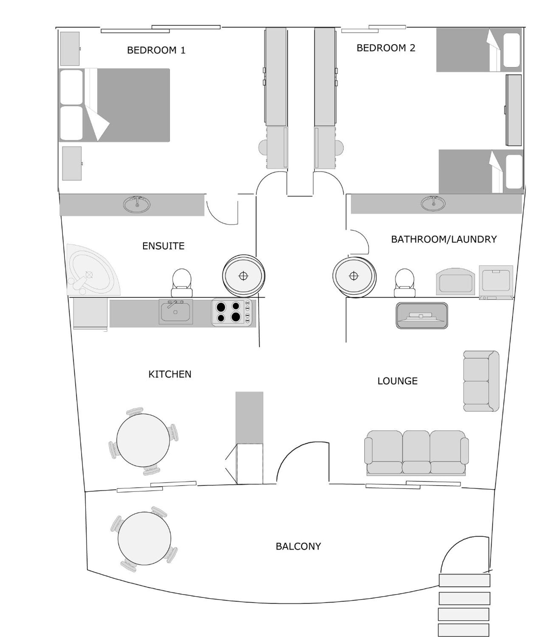 Two-Bedroom Apartment photo 2