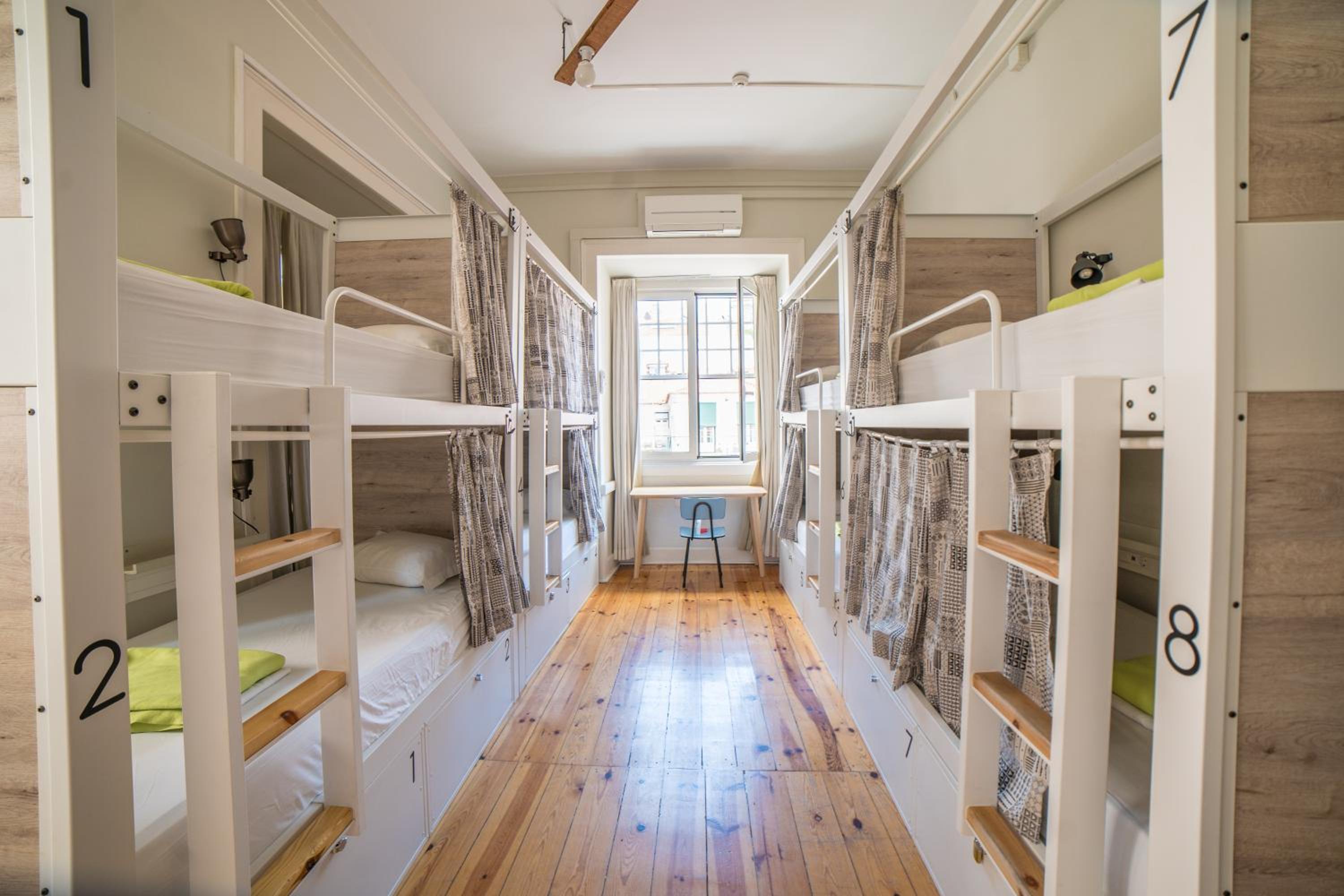 Bed in 8-Bed Mixed Dormitory Room with Shared Bathroom photo 1