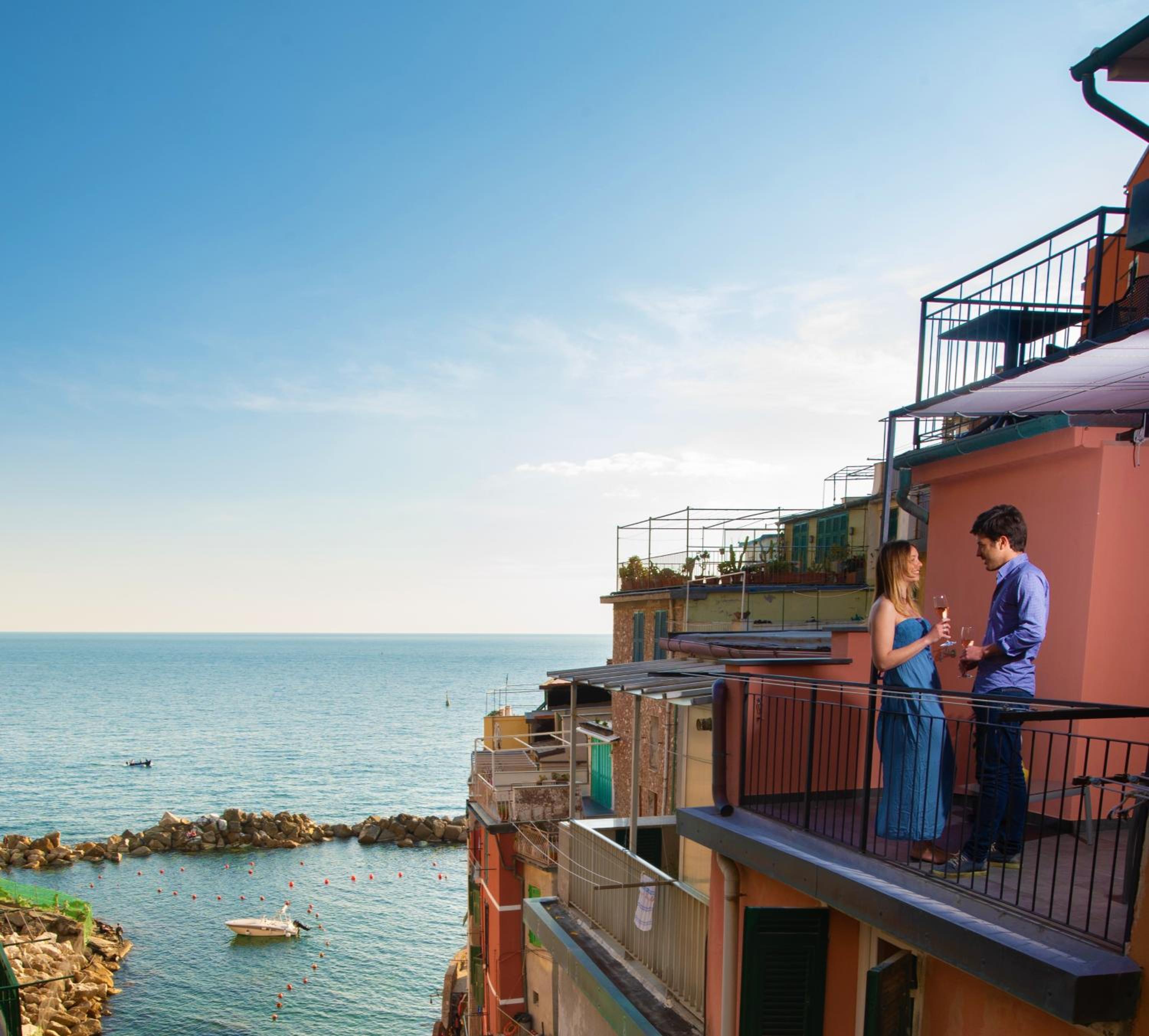Deluxe Double Room with Balcony and Sea View