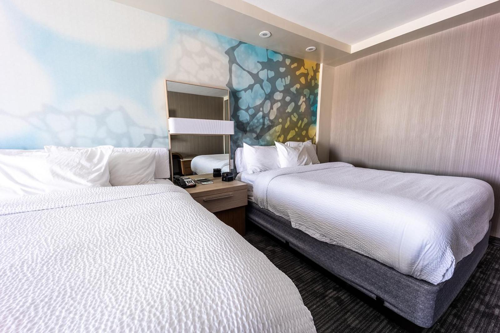 Queen Room with Two Queen Beds and Sofa Bed - Hearing Accessible