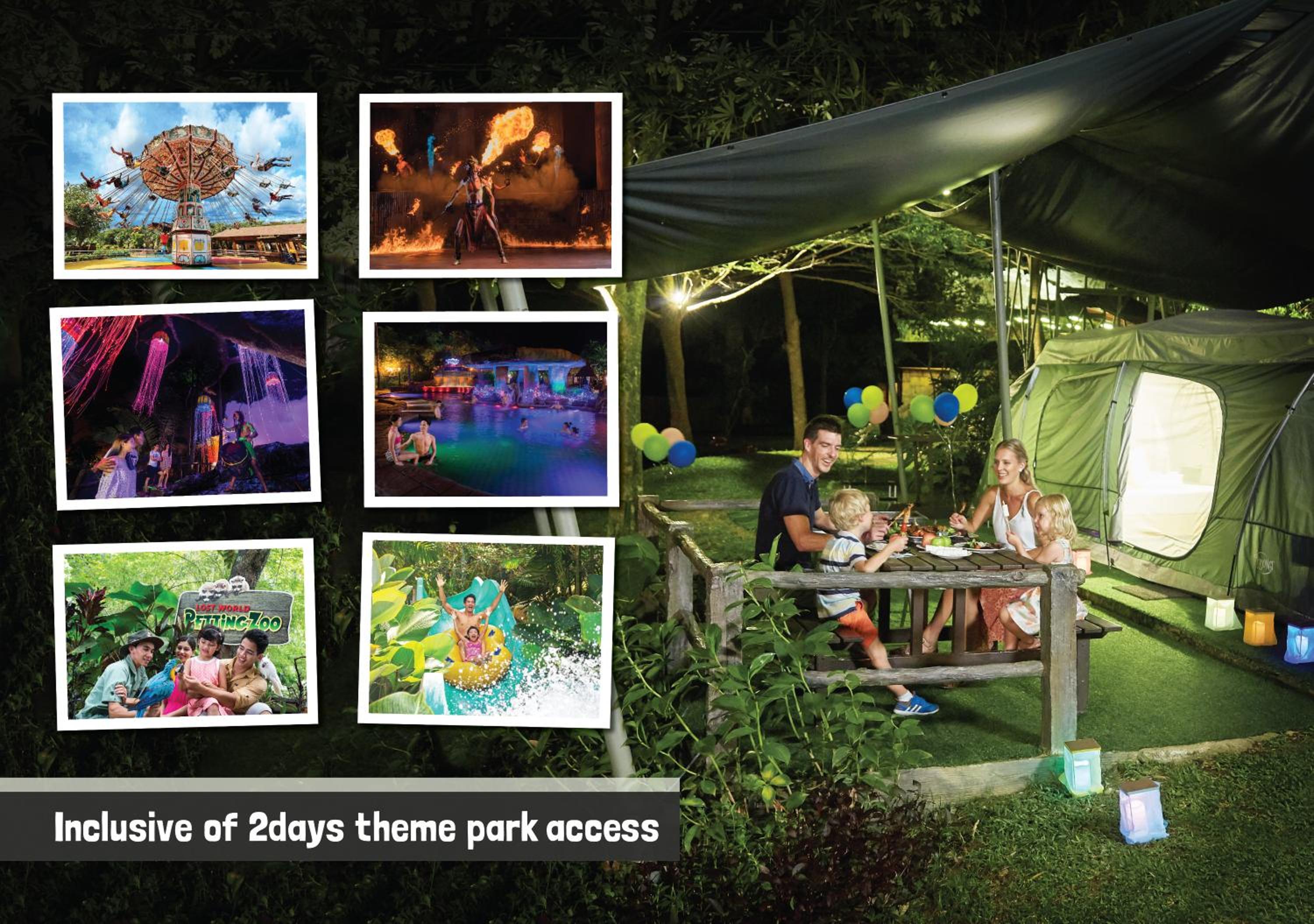 Outdoor Glamping at Theme Park - 2 Adult (Theme Park closed every Tuesday) photo 2