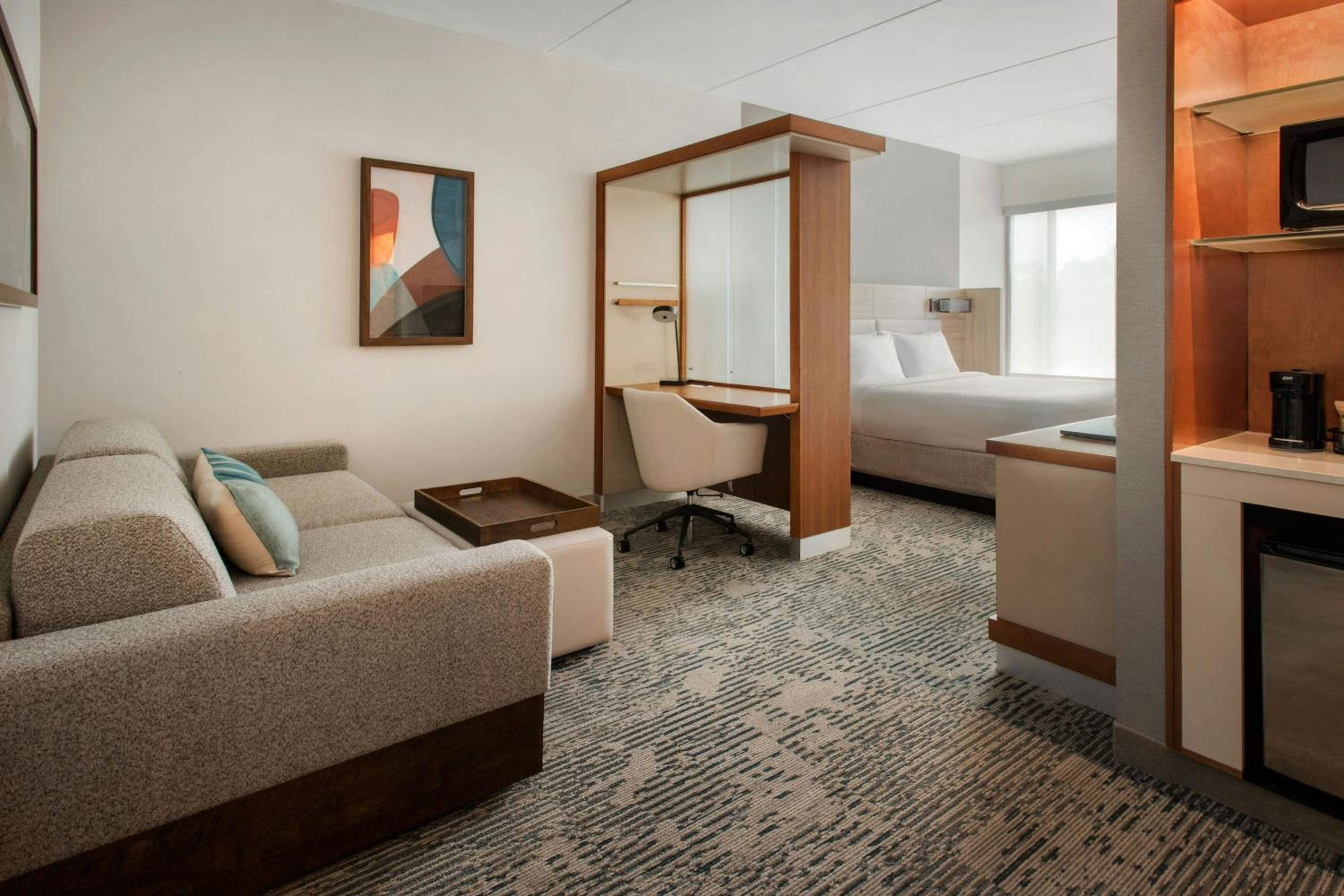 King Suite with Roll-In Shower and Trundle Sofa - Mobility Access