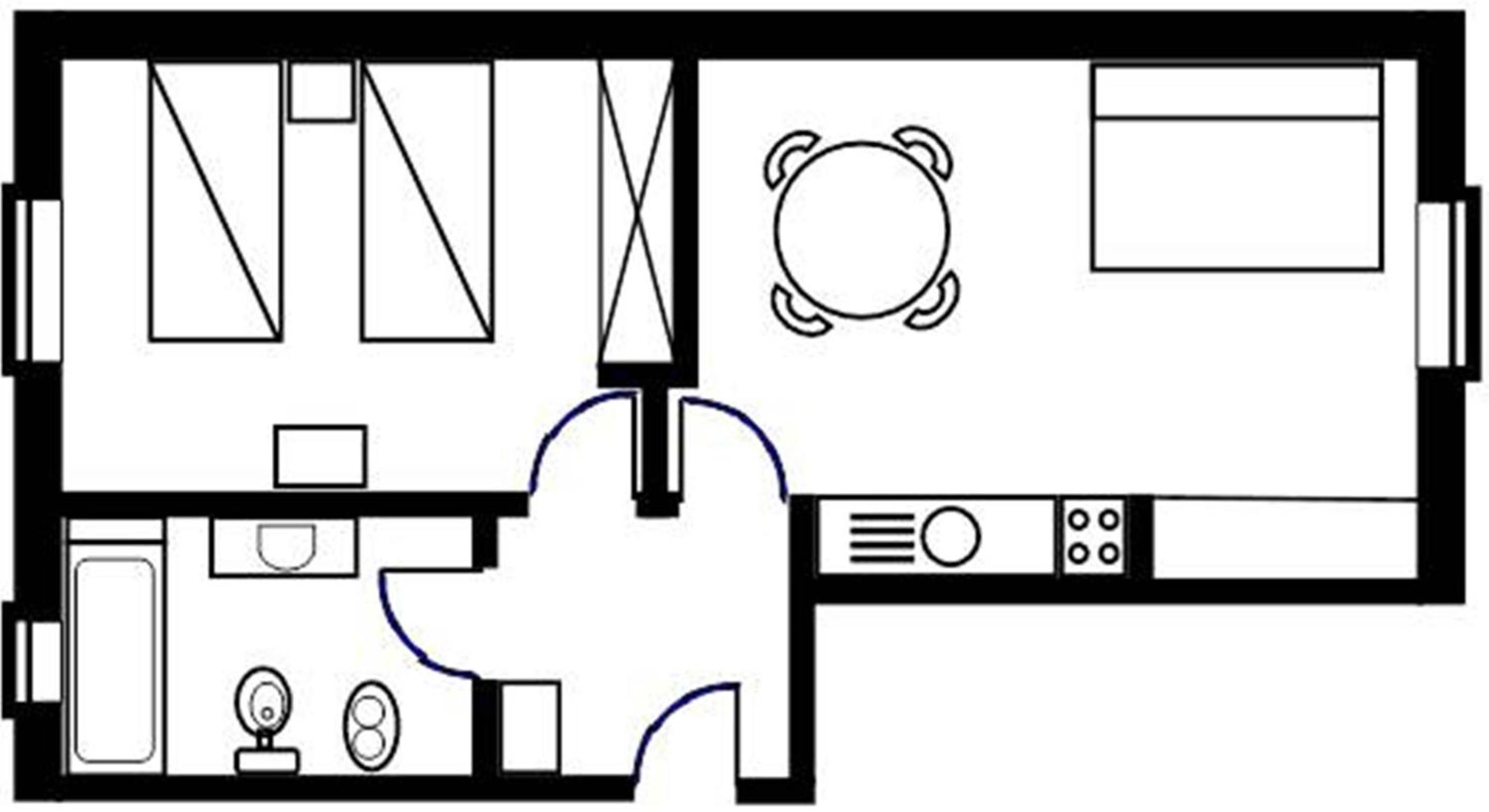 One-Bedroom Apartment photo 2