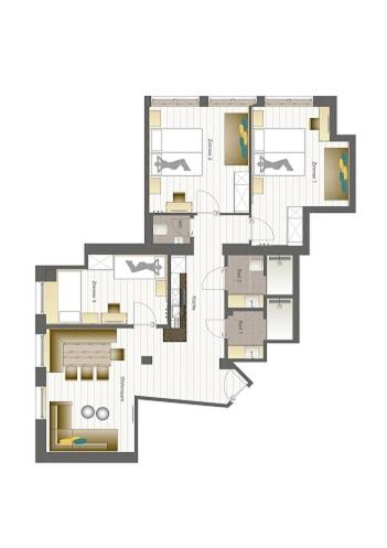 Three-Bedroom Apartment photo 2