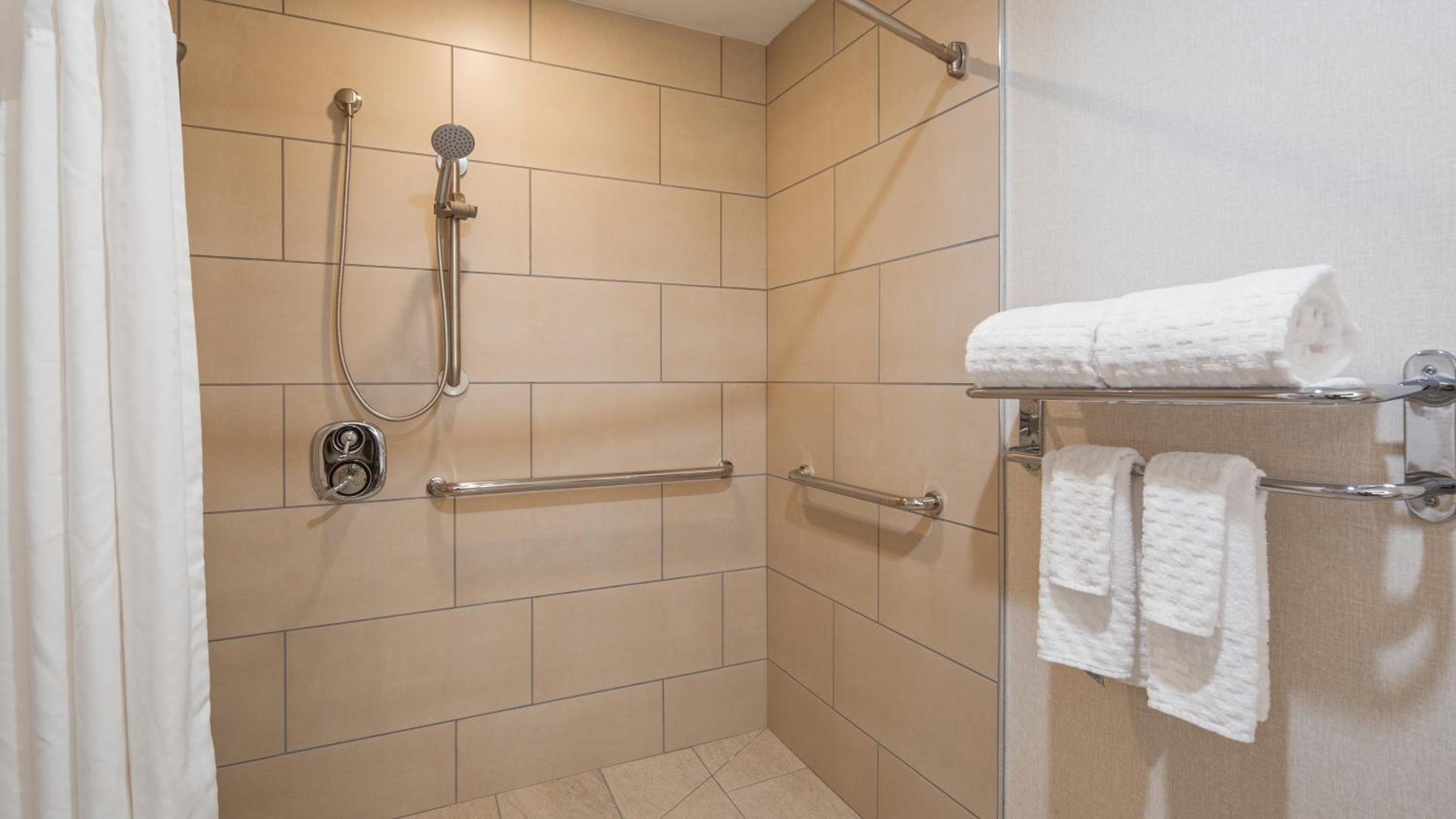 Queen Room with Mobility Accessible Roll-In Shower - Photo 5