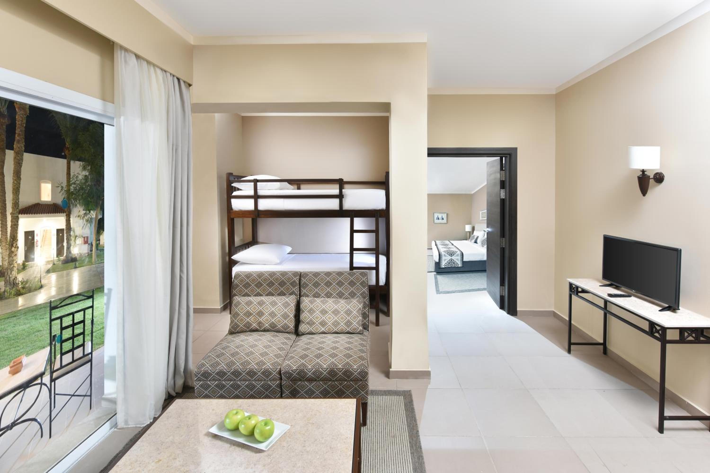 Deluxe Family Queen or Twin Bed Garden View