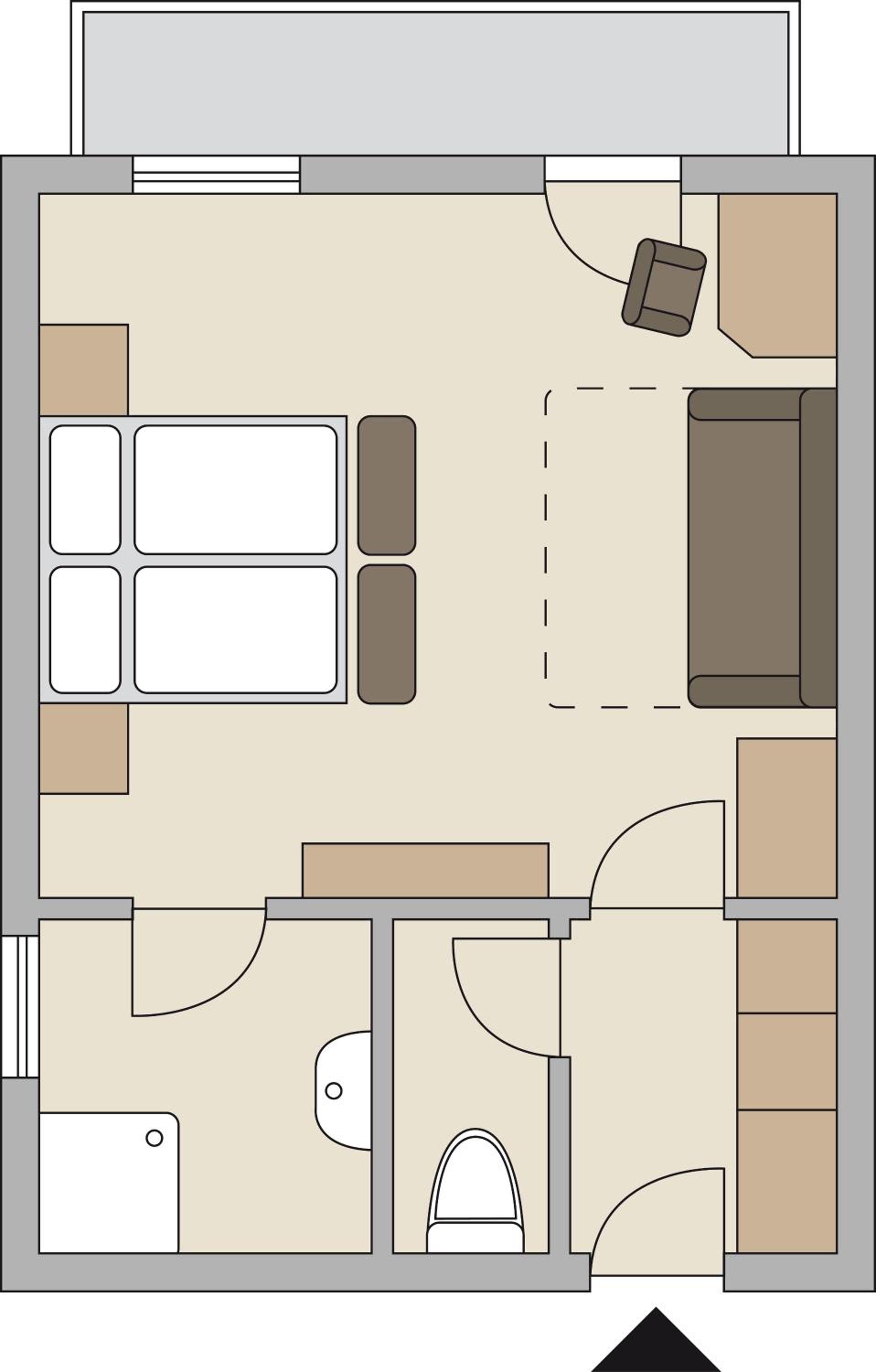 Double Room with Balcony - Photo 4
