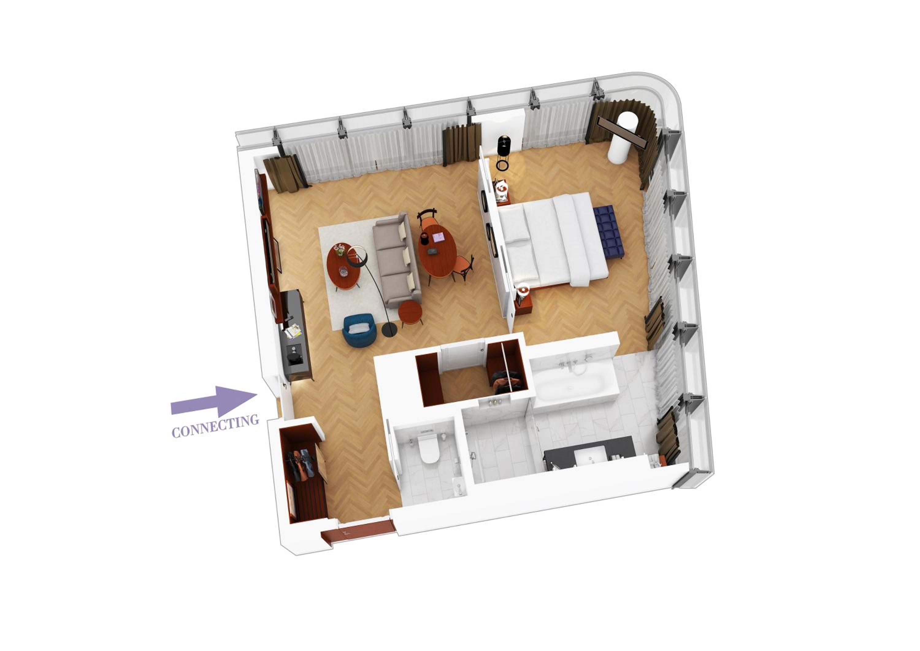 King Suite with Park View photo 2