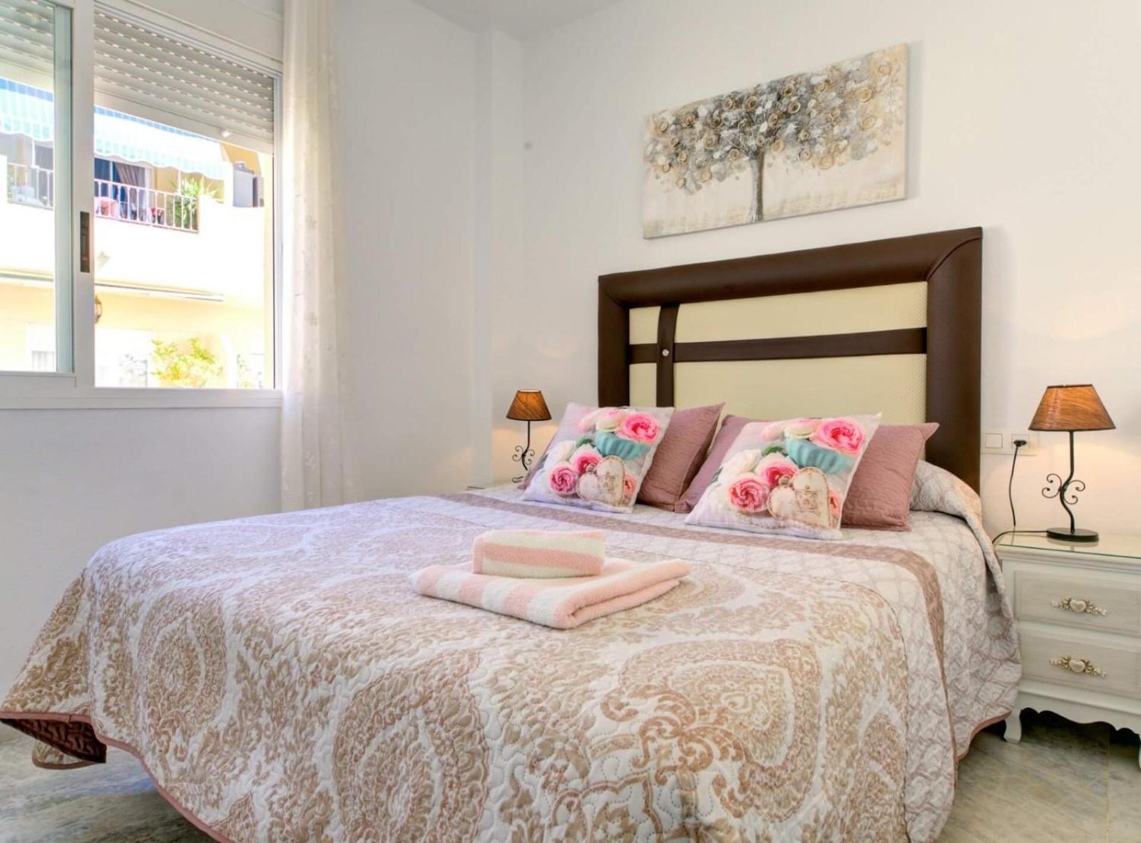 Apartamento con vista al jardín
