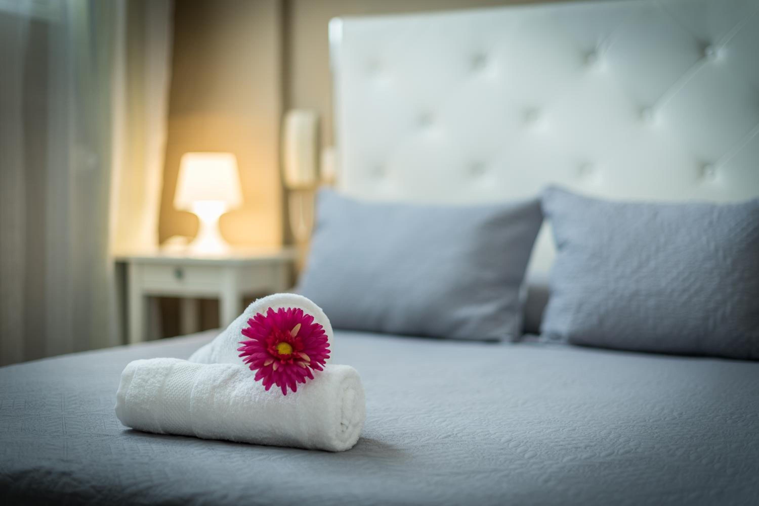 Apartamento con vista al jardín y terraza