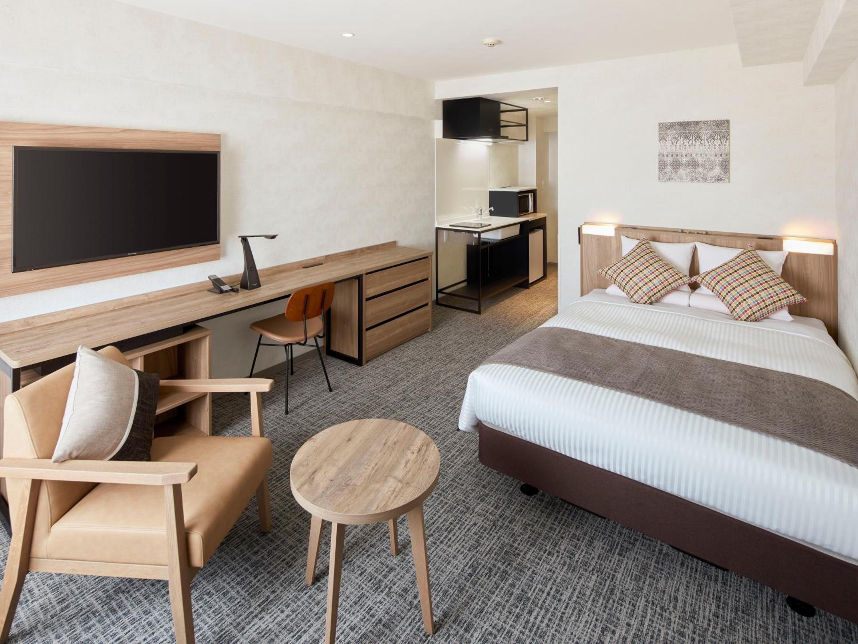 Standard Double Room with Kitchen - Non-Smoking - House Keeping is Optional with Additional Cost photo 1