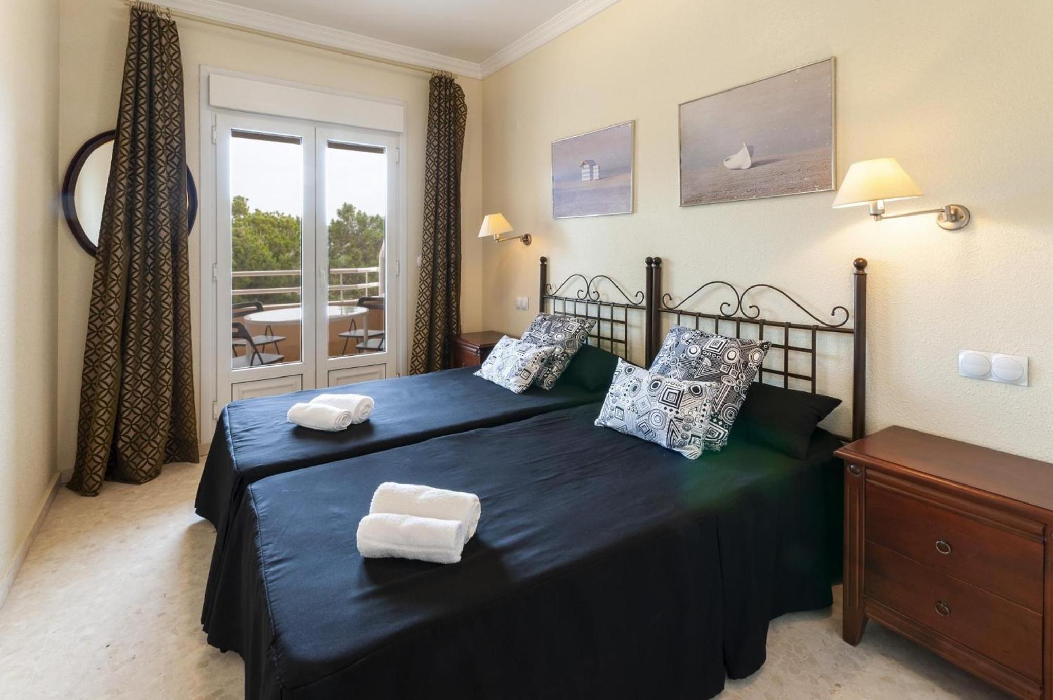 Apartamento con vista al jardín