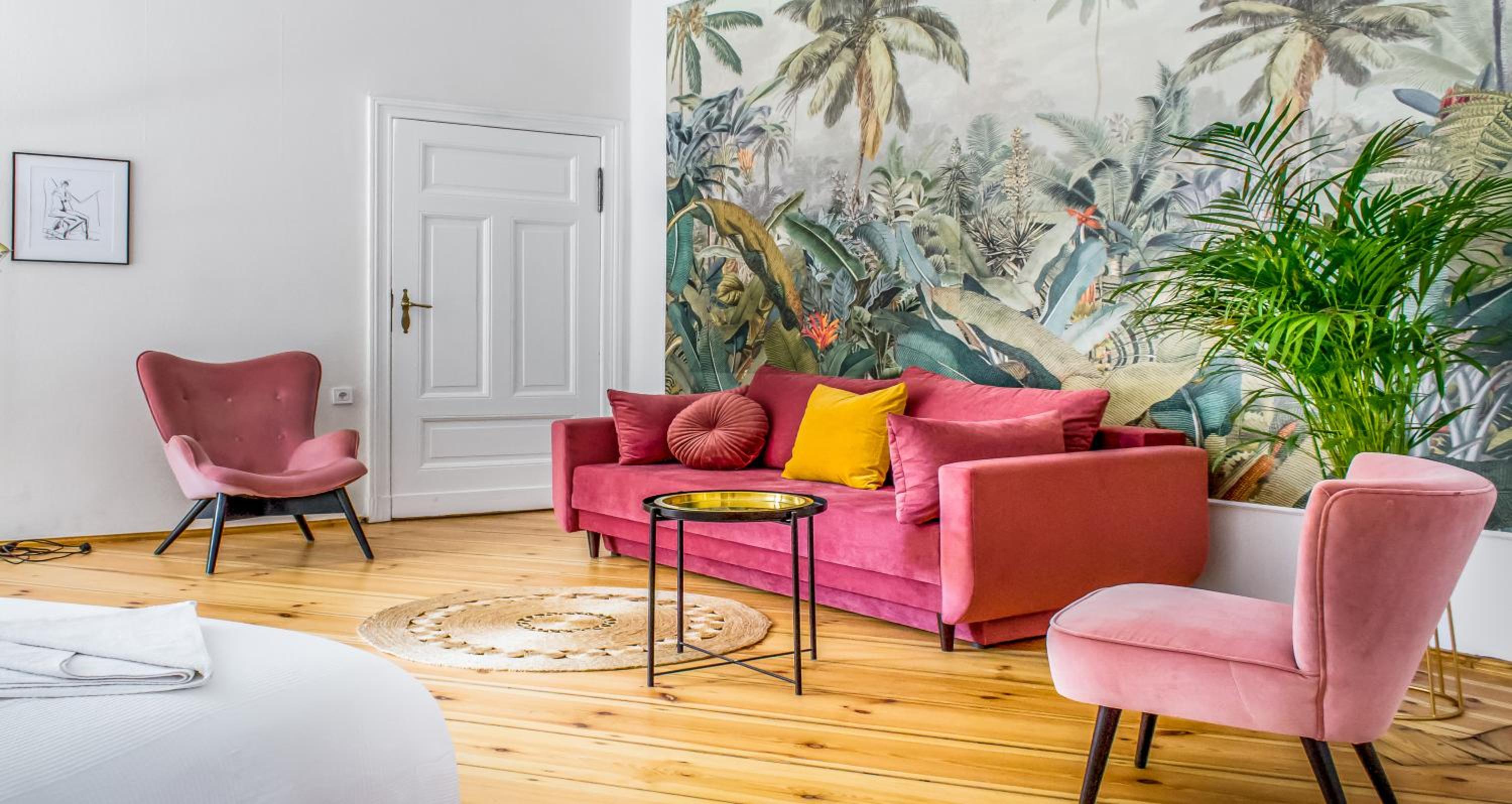Glam Four-Bedroom Apartment with 2 Bathrooms  and Living Room  - Photo 19