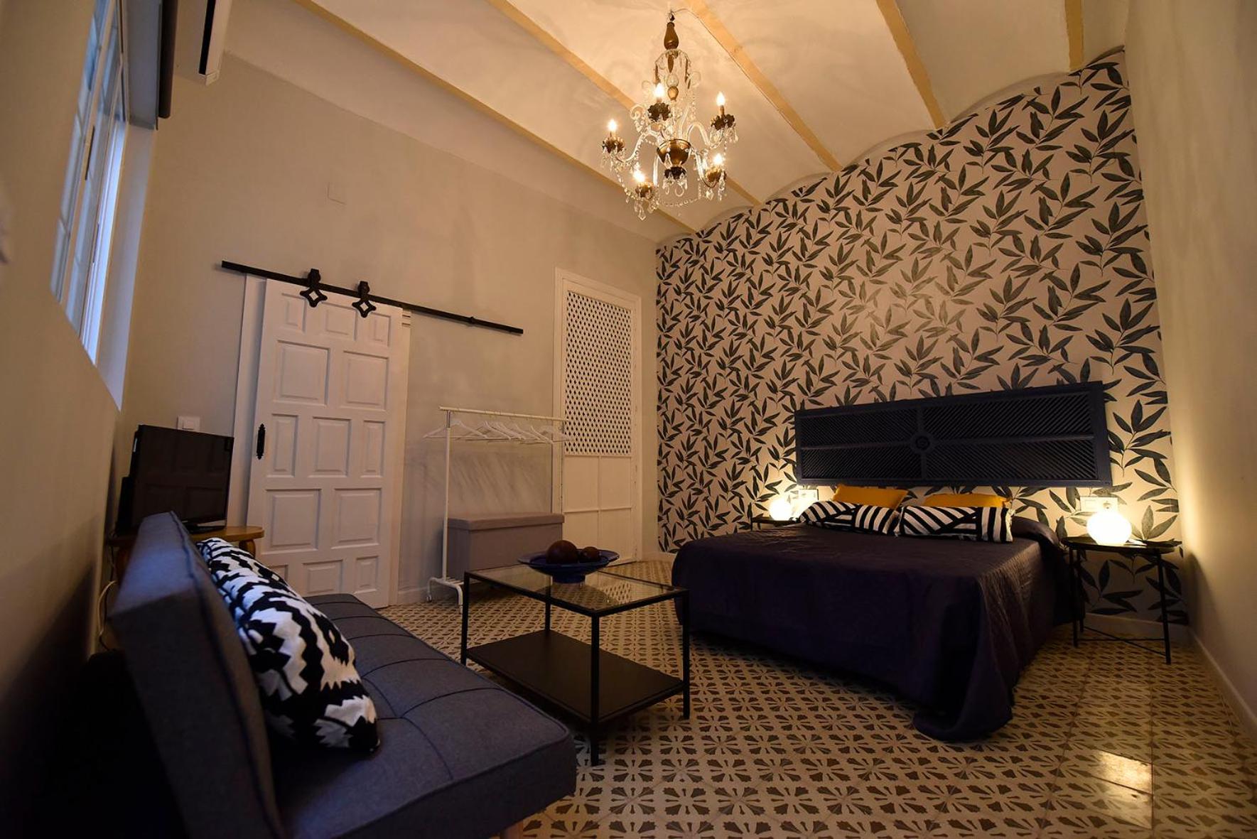 Apartamento con vista al jardín