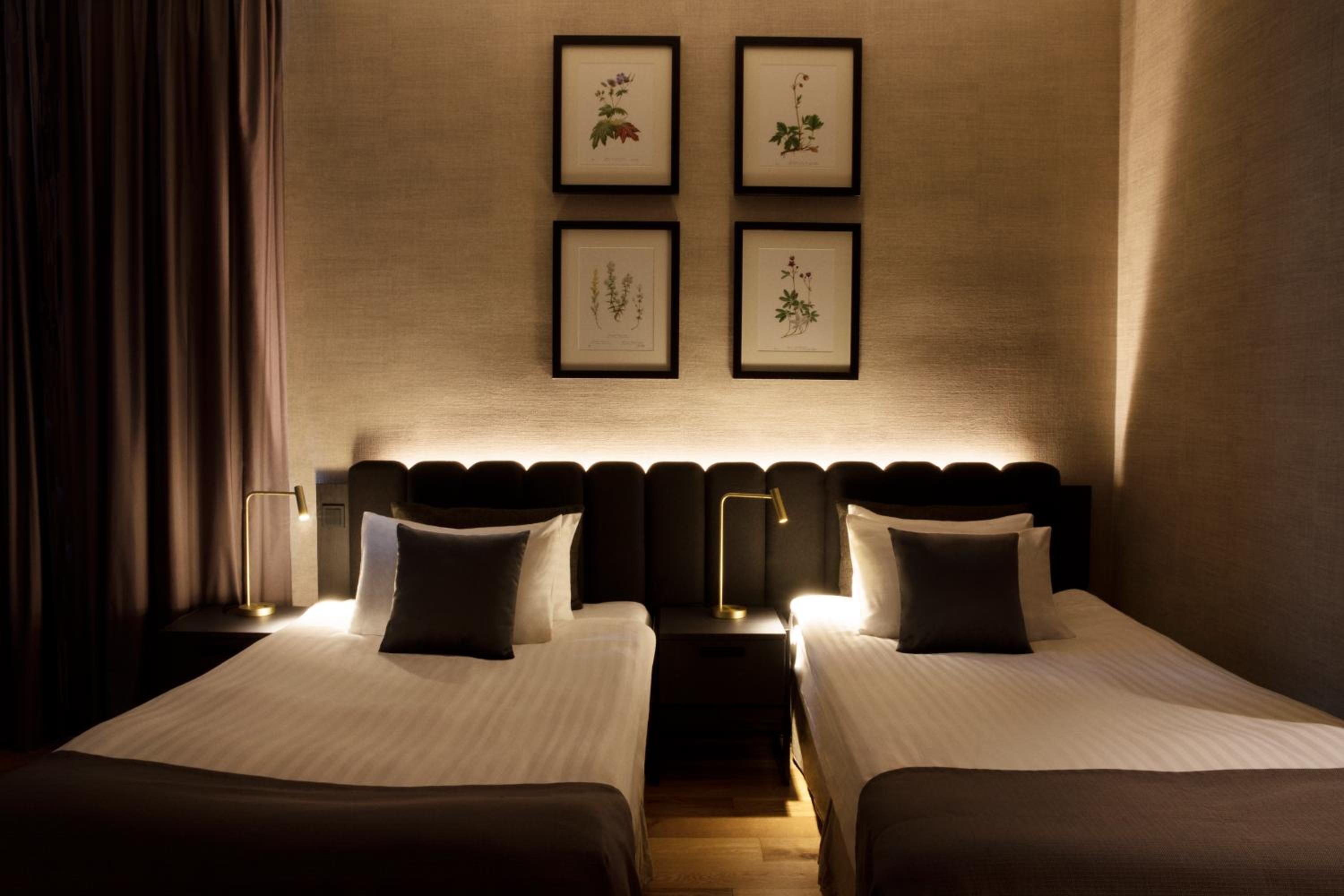 Relax in our cozy, elegantly designed sleeping area.