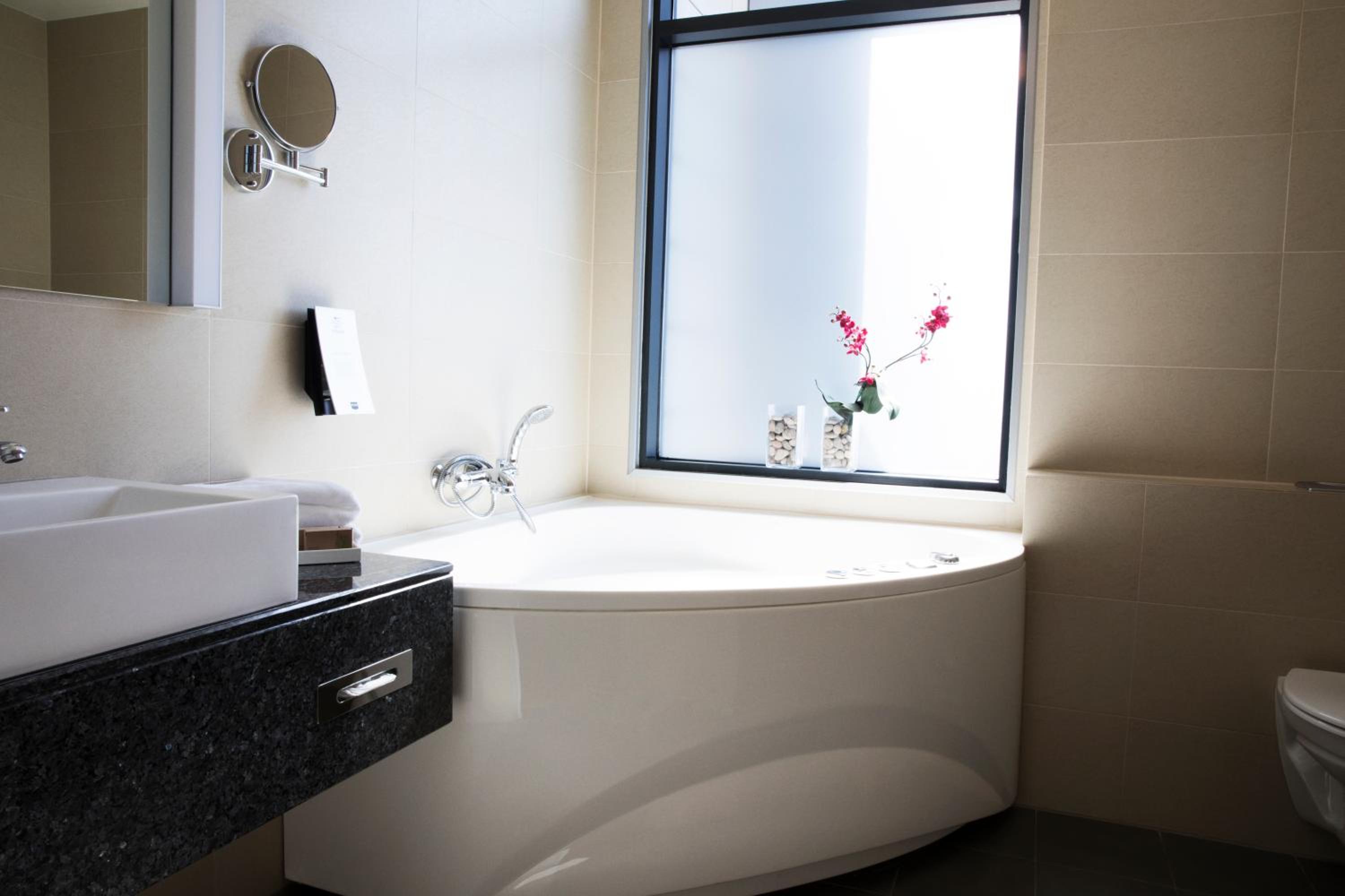 Relax in your luxurious spa-like bathroom retreat.