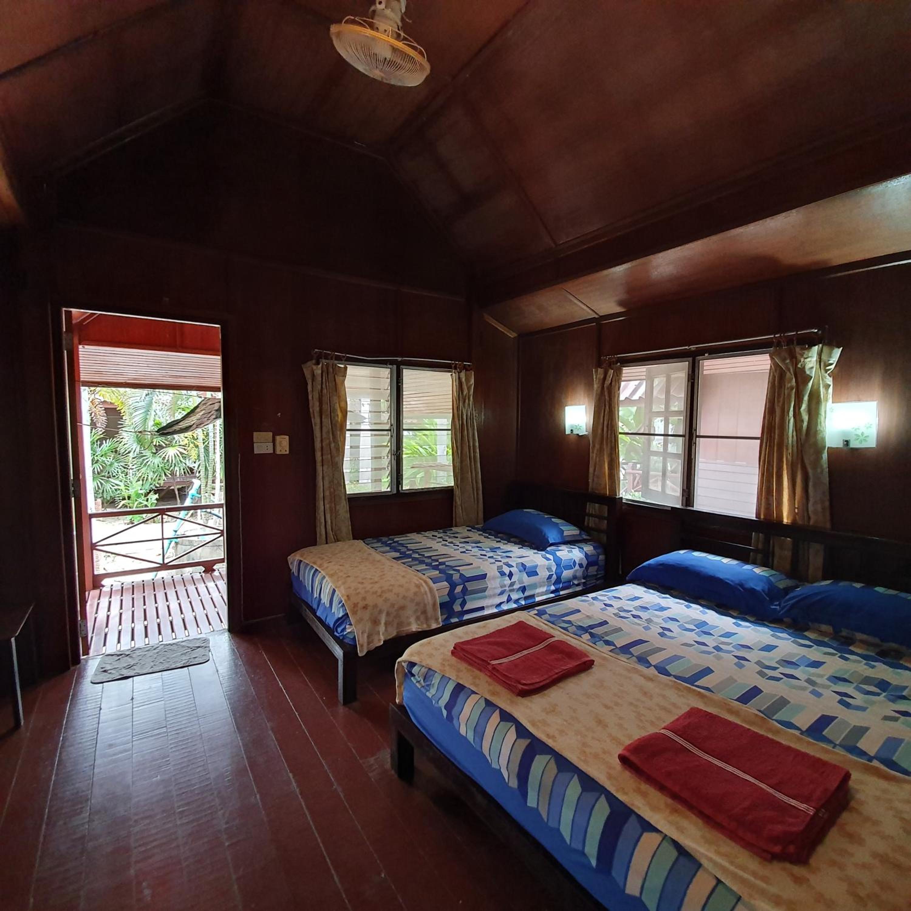 Double or Twin Room with Private Bathroom with Fan