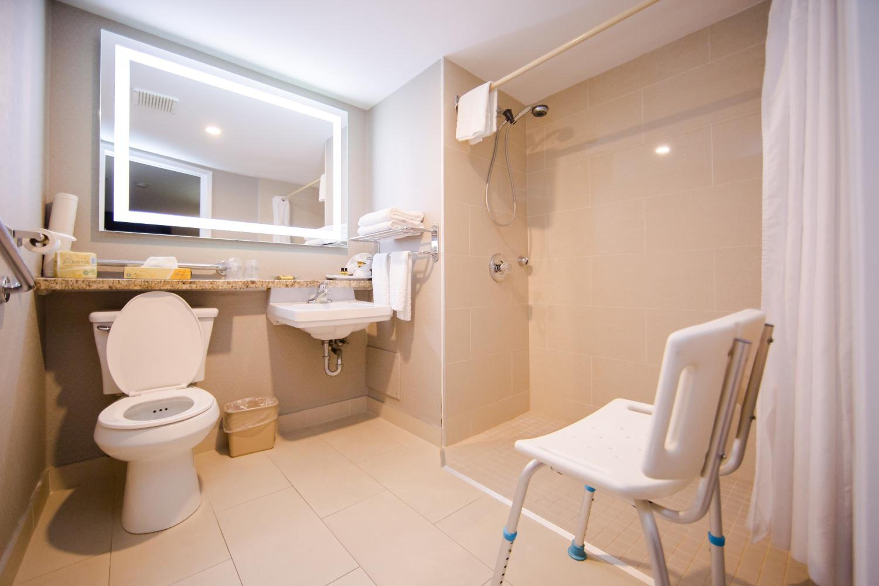 King Room With Roll-In Shower - Disability Access