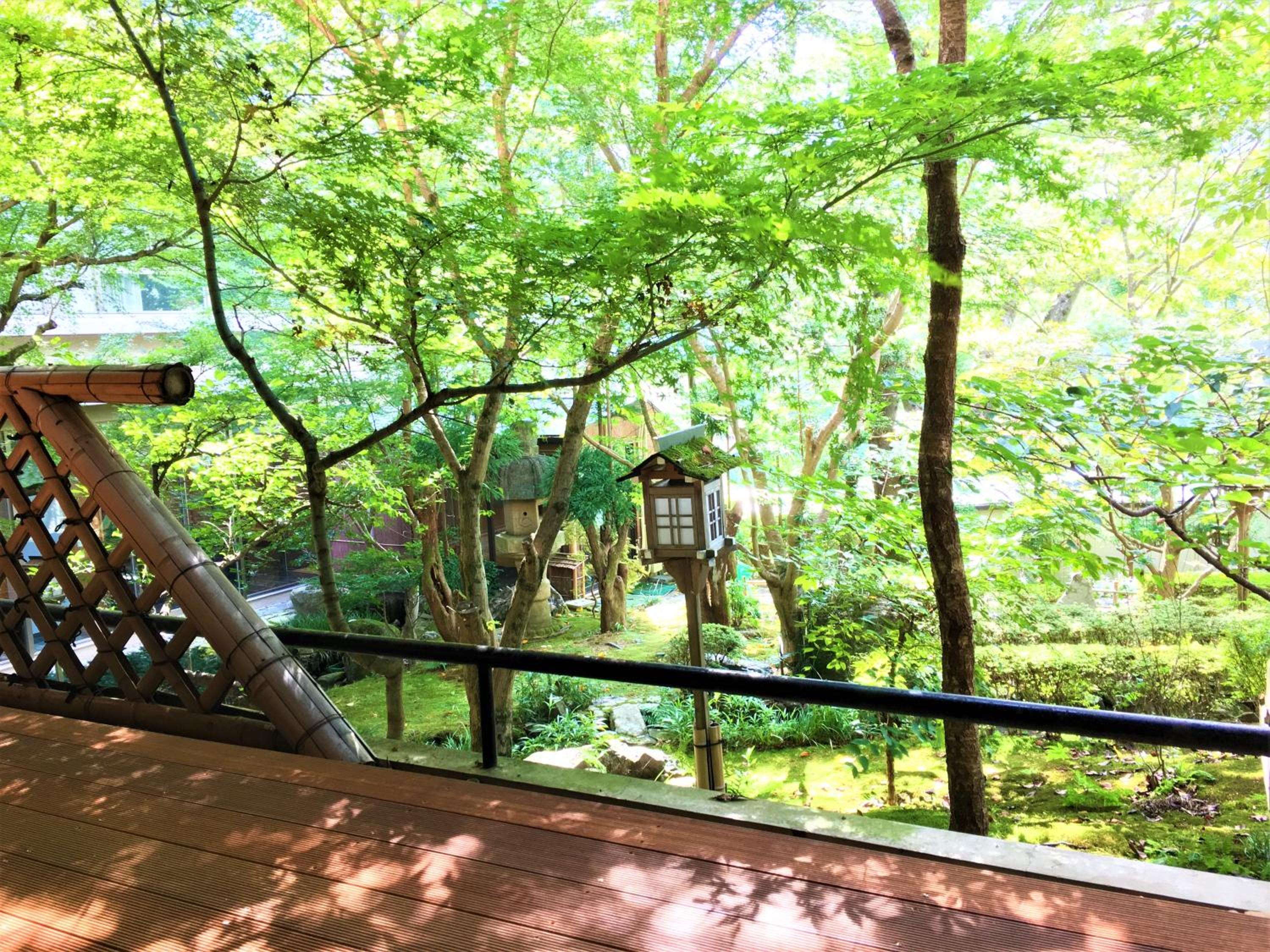 Japanese-Style Family Room with Terrace
