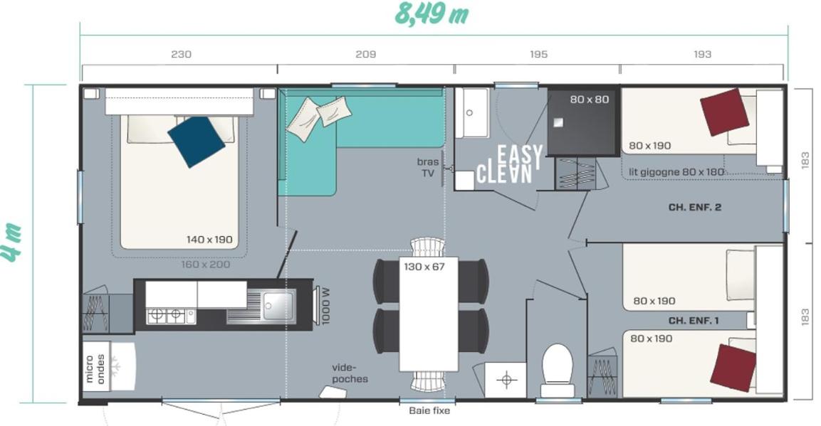 Mobile Home with individual swimming pool photo 2