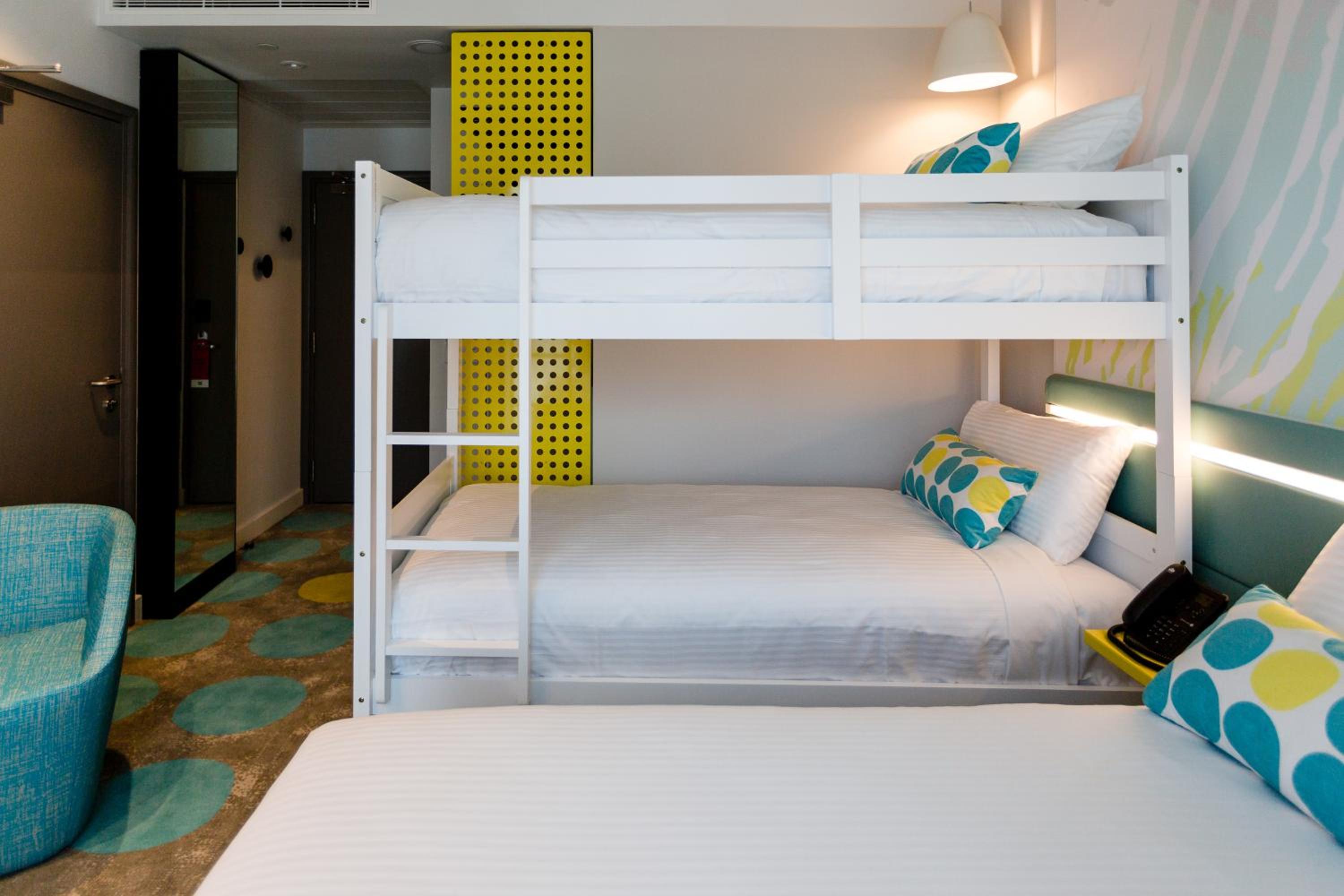 Family Room with One Double Bed and One Bunk Bed