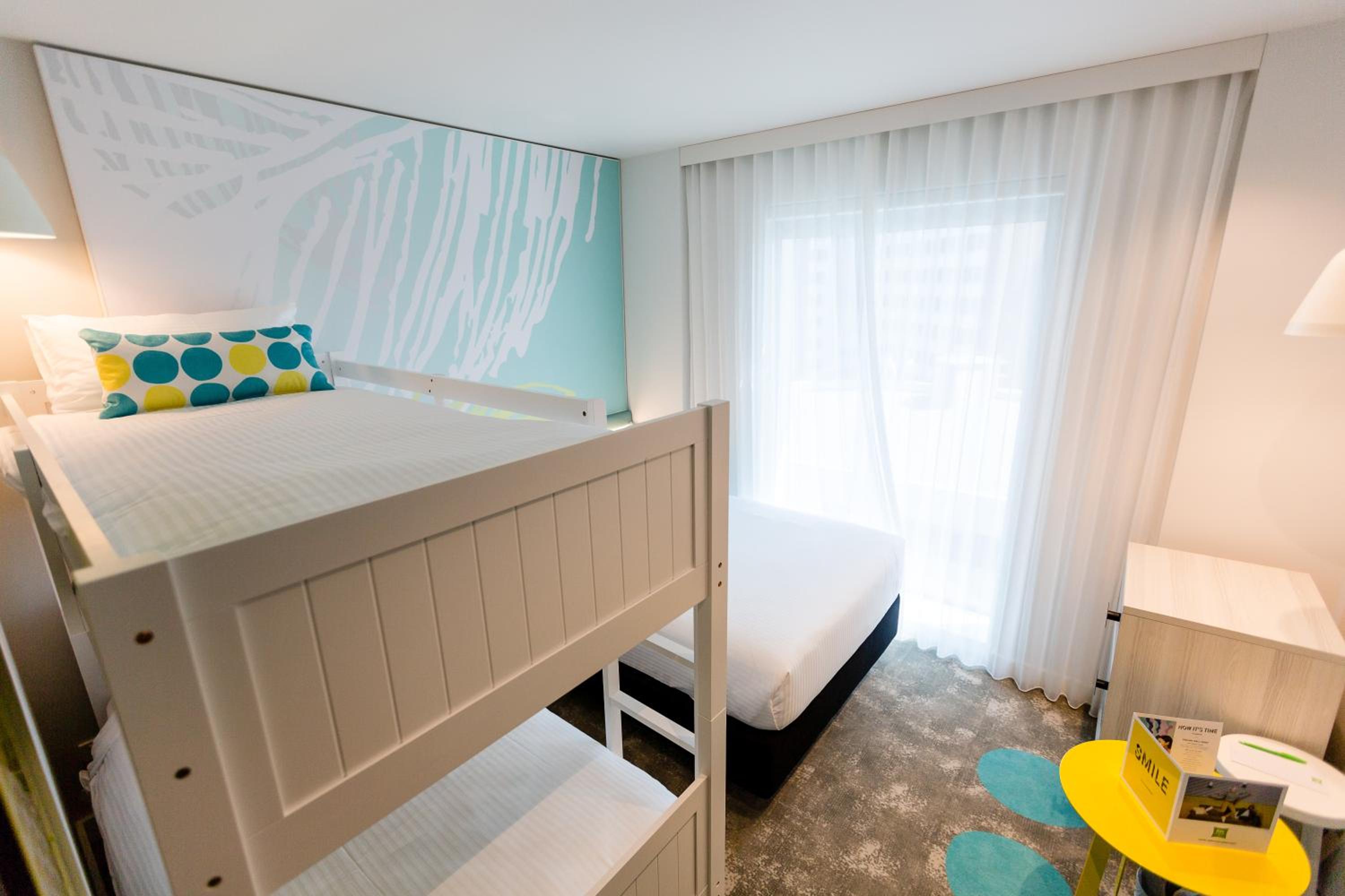 Family Room with One Double Bed and One Bunk Bed