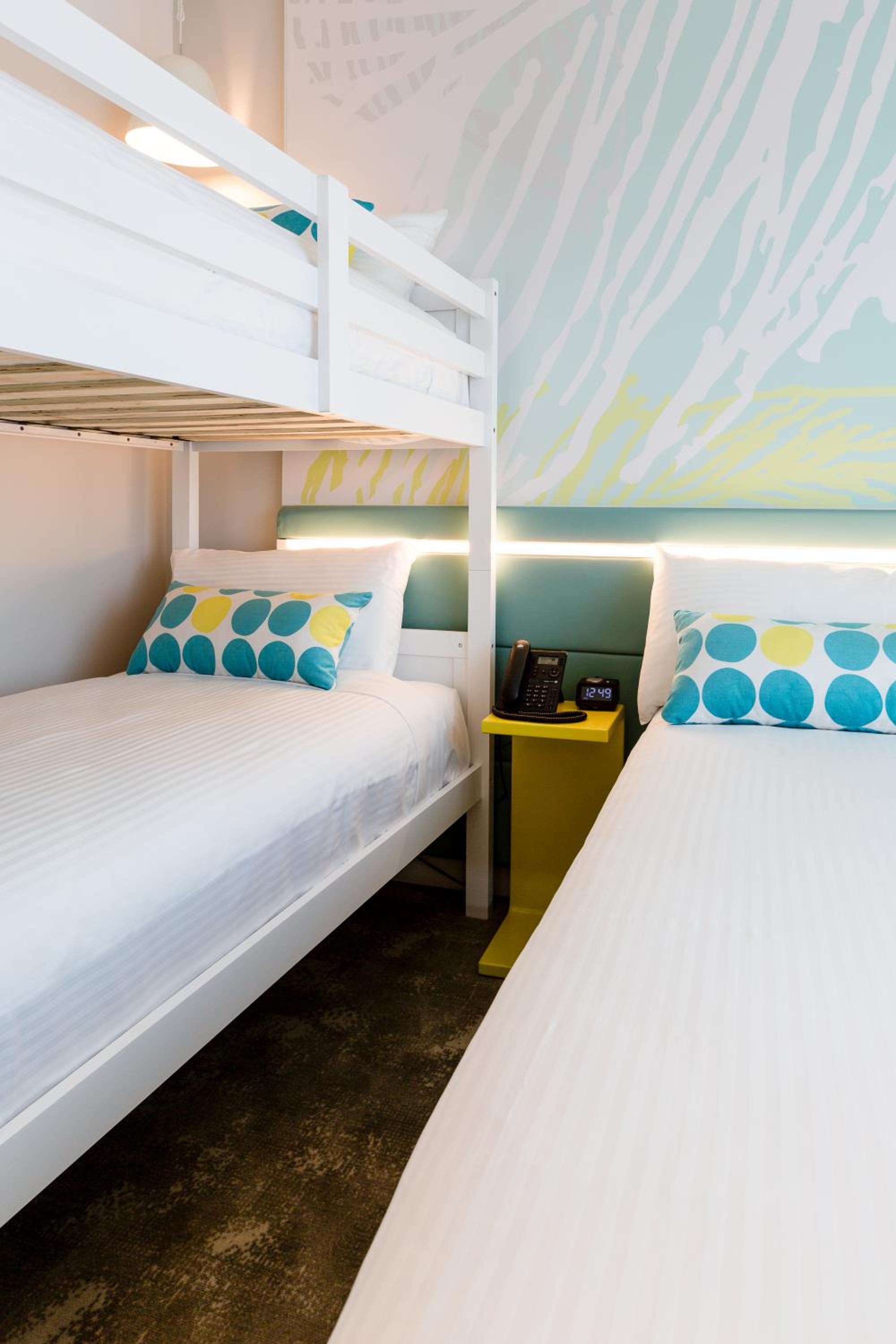 Family Room with One Double Bed and One Bunk Bed