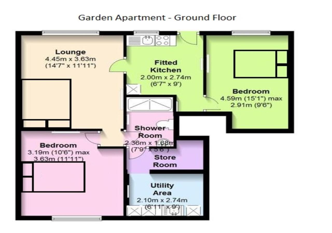 Apartment with Garden View - Photo 17
