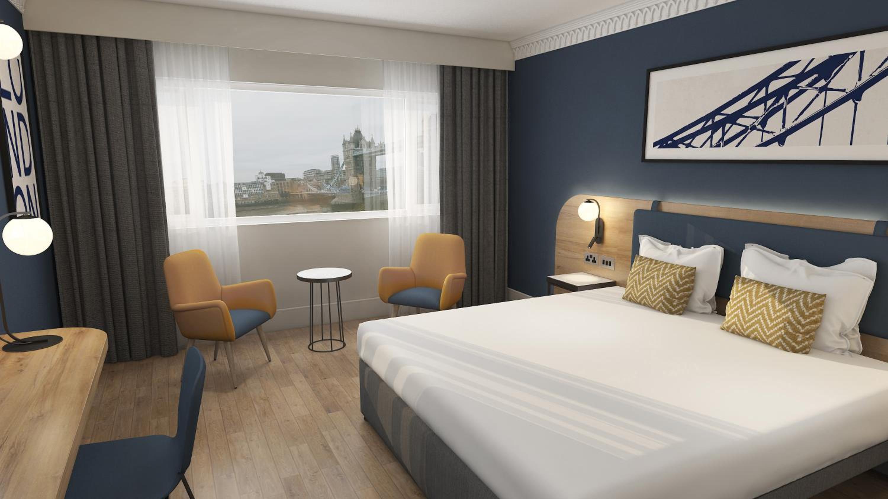 Executive King Room, with Bridge View photo 2